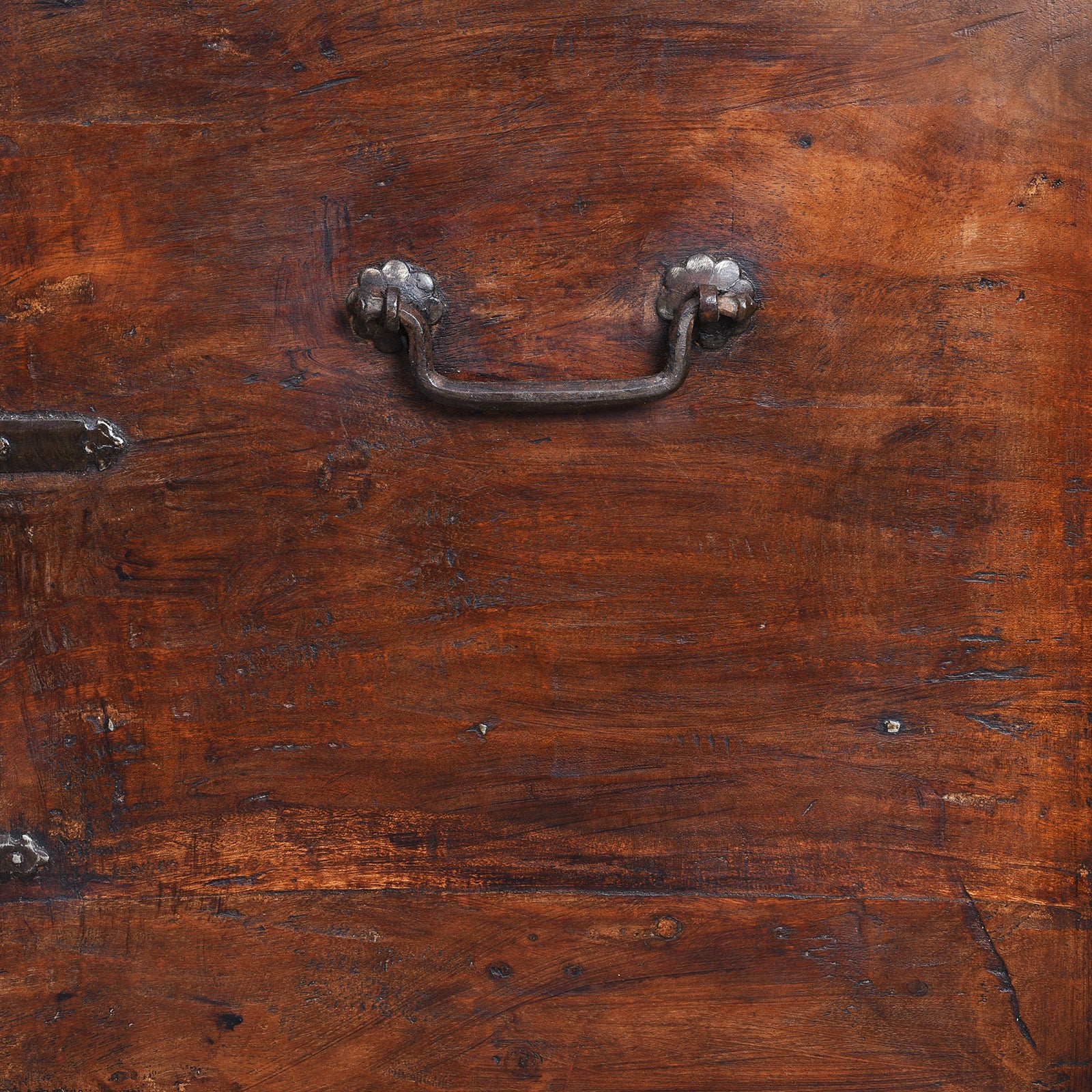 Brass Bound Teak Military Chest Of Drawers - 18th Century - Image 11