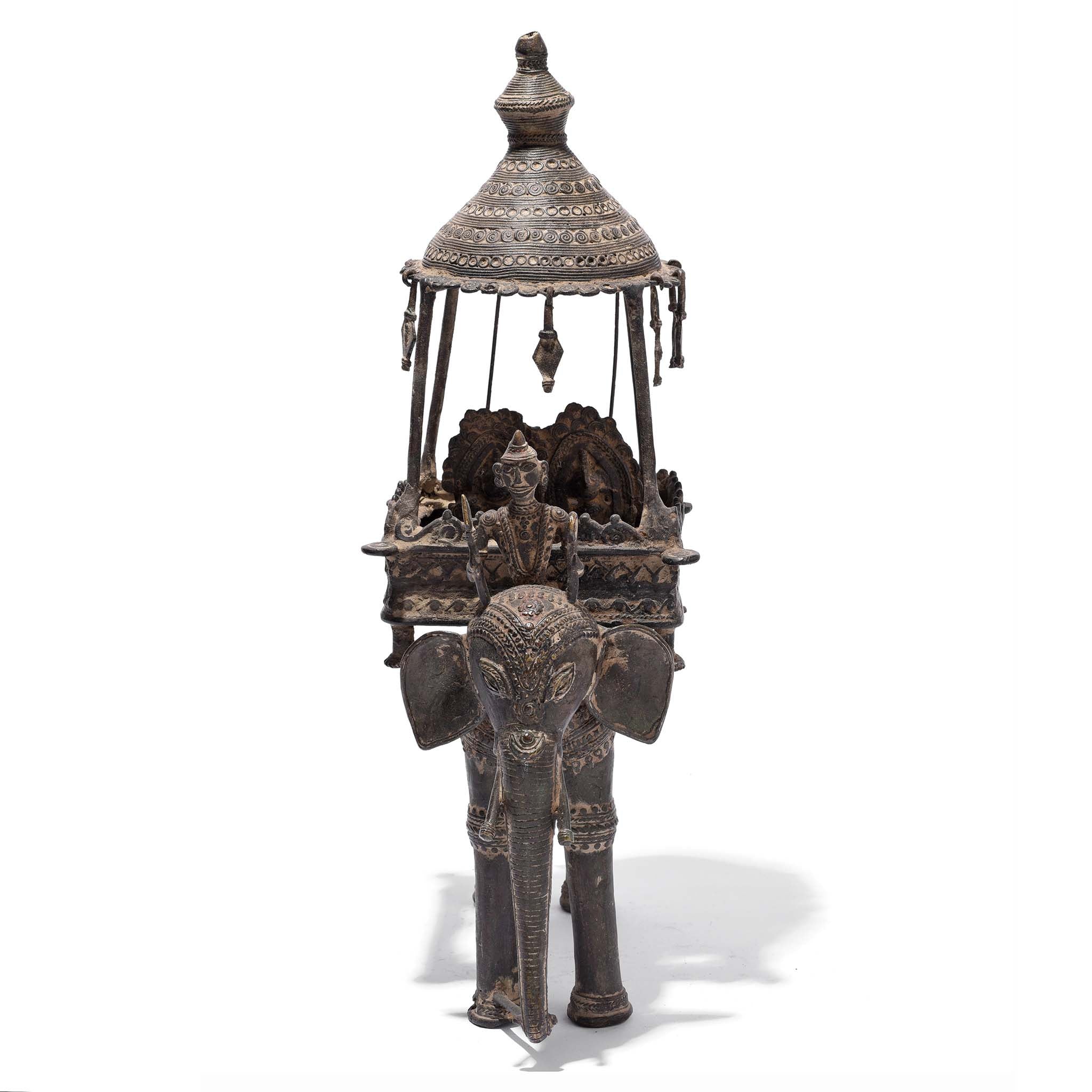 Bastar Danteshwari on an Elephant From Chhattisgarh - 19thC - Image 6