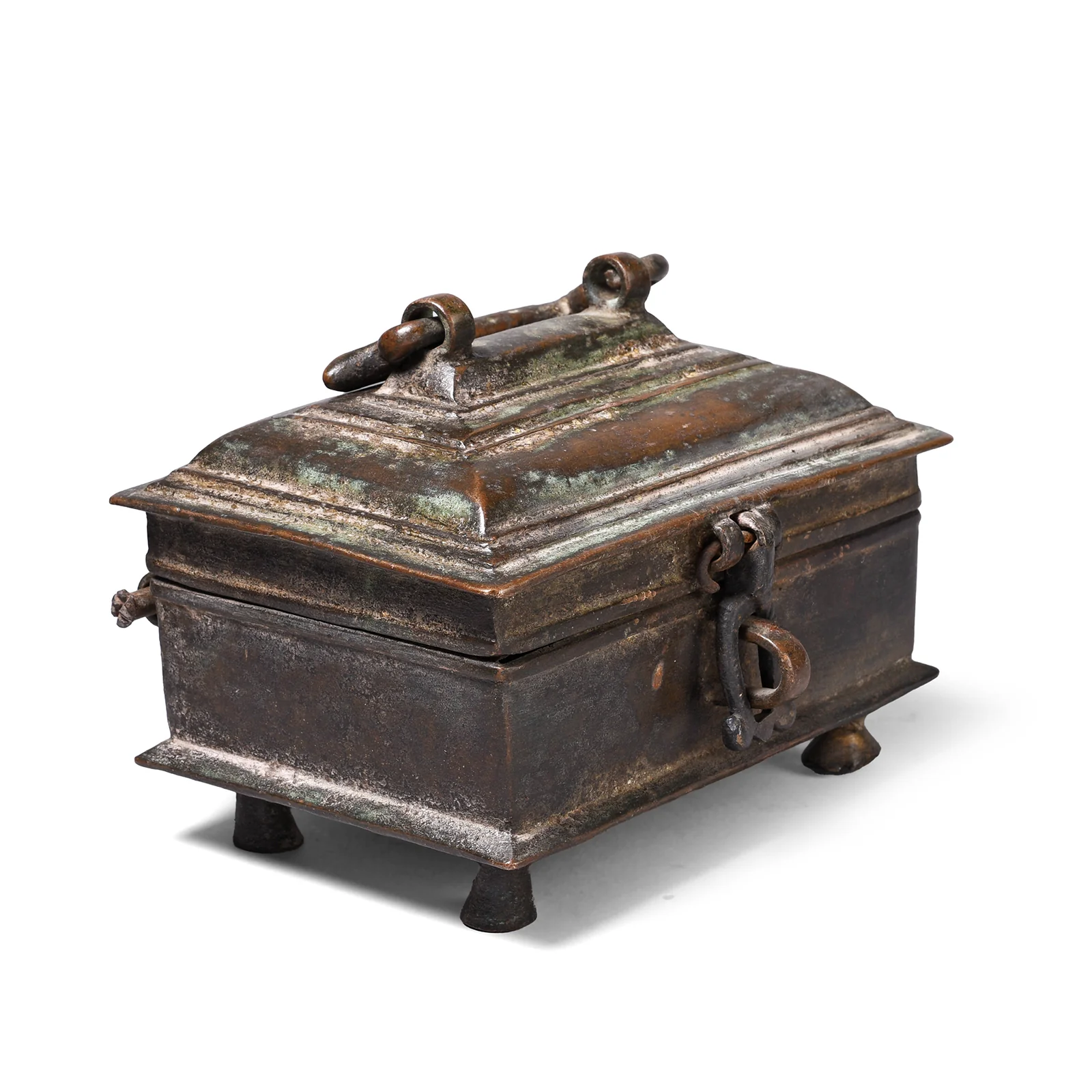 Brass Dhokra Work Money Box From Orissa - 19th Century - Image 4