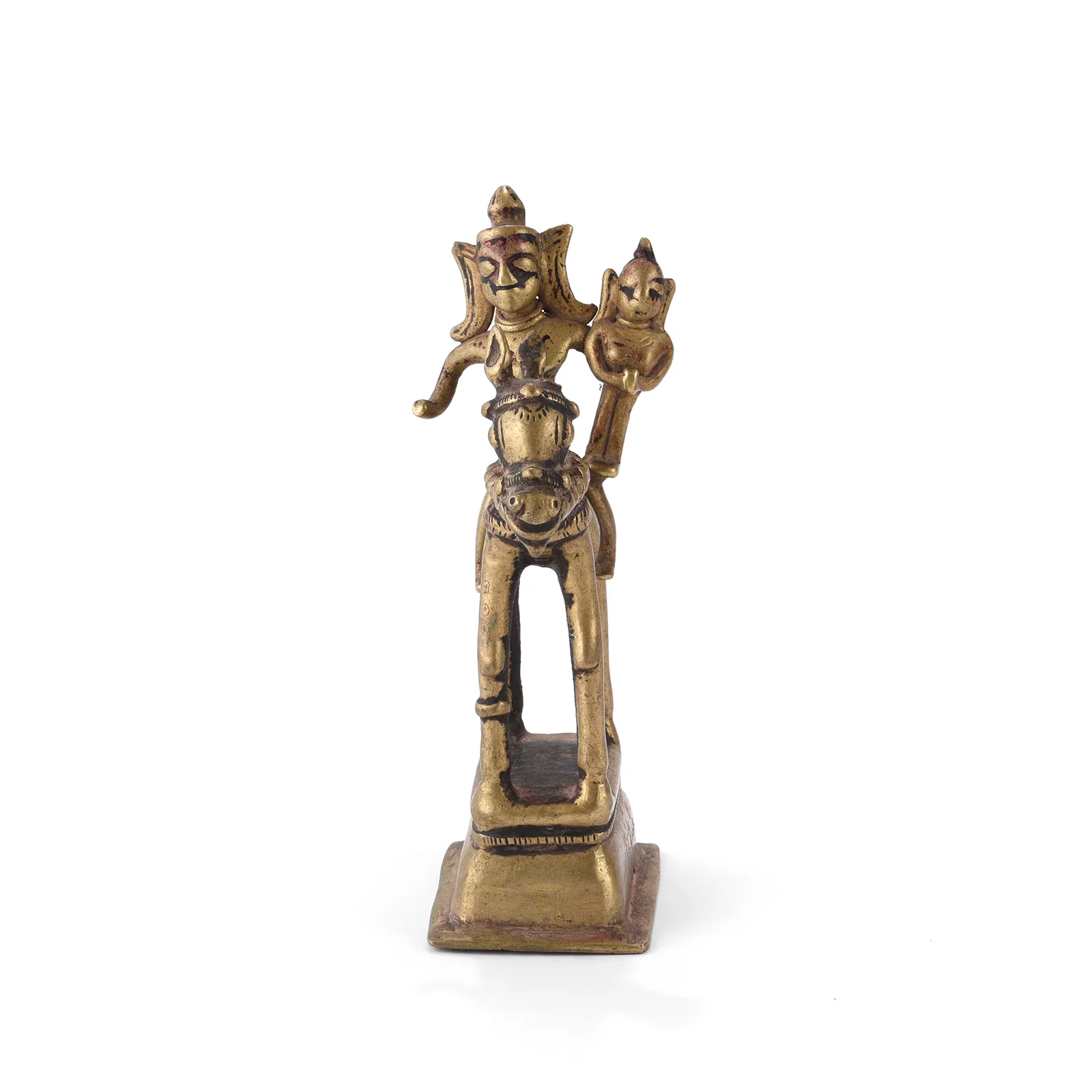 Brass Horse & Khandoba From The Deccan - 19th Century - Image 4