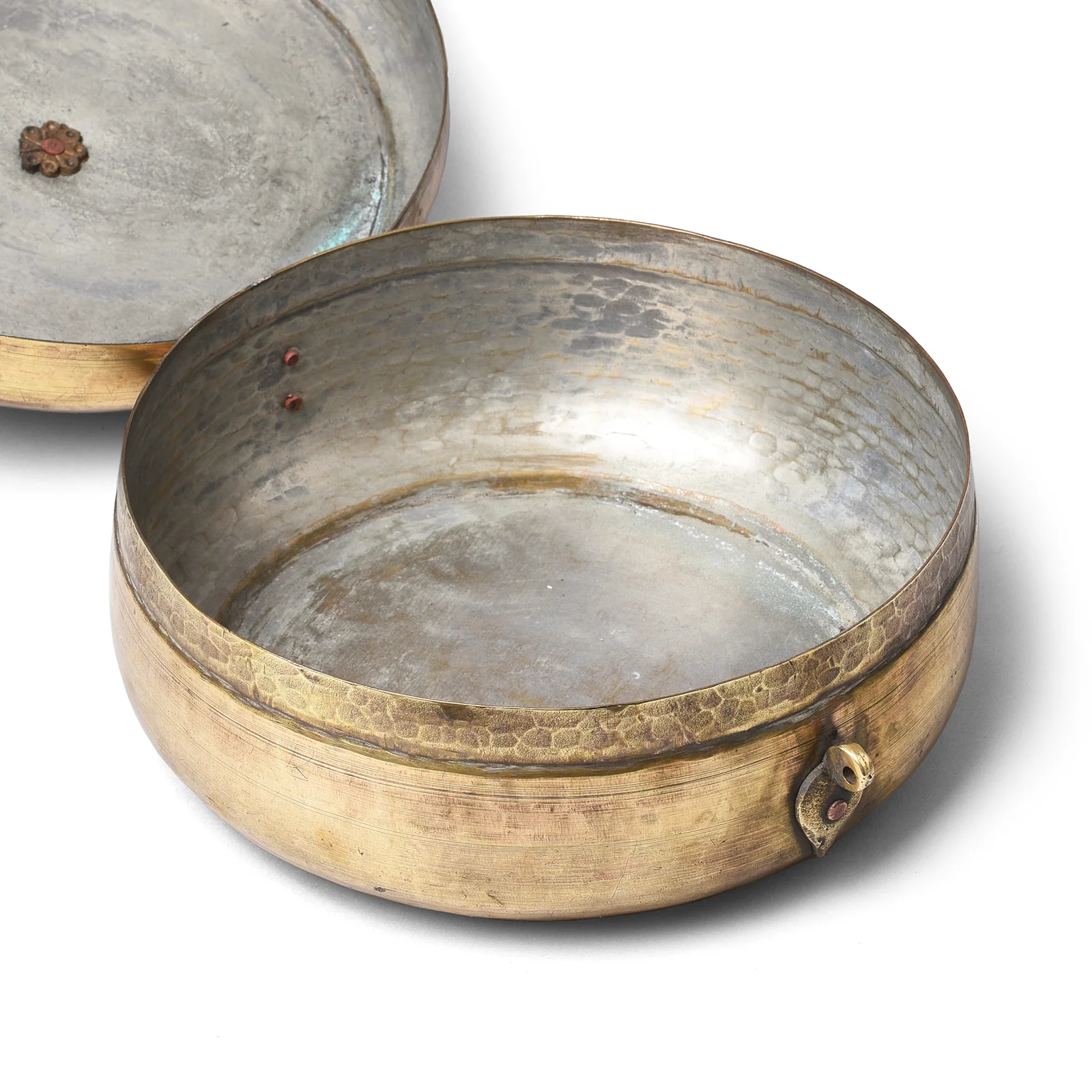 Brass Indian Chapati Box - Ca 1900 - Image 4