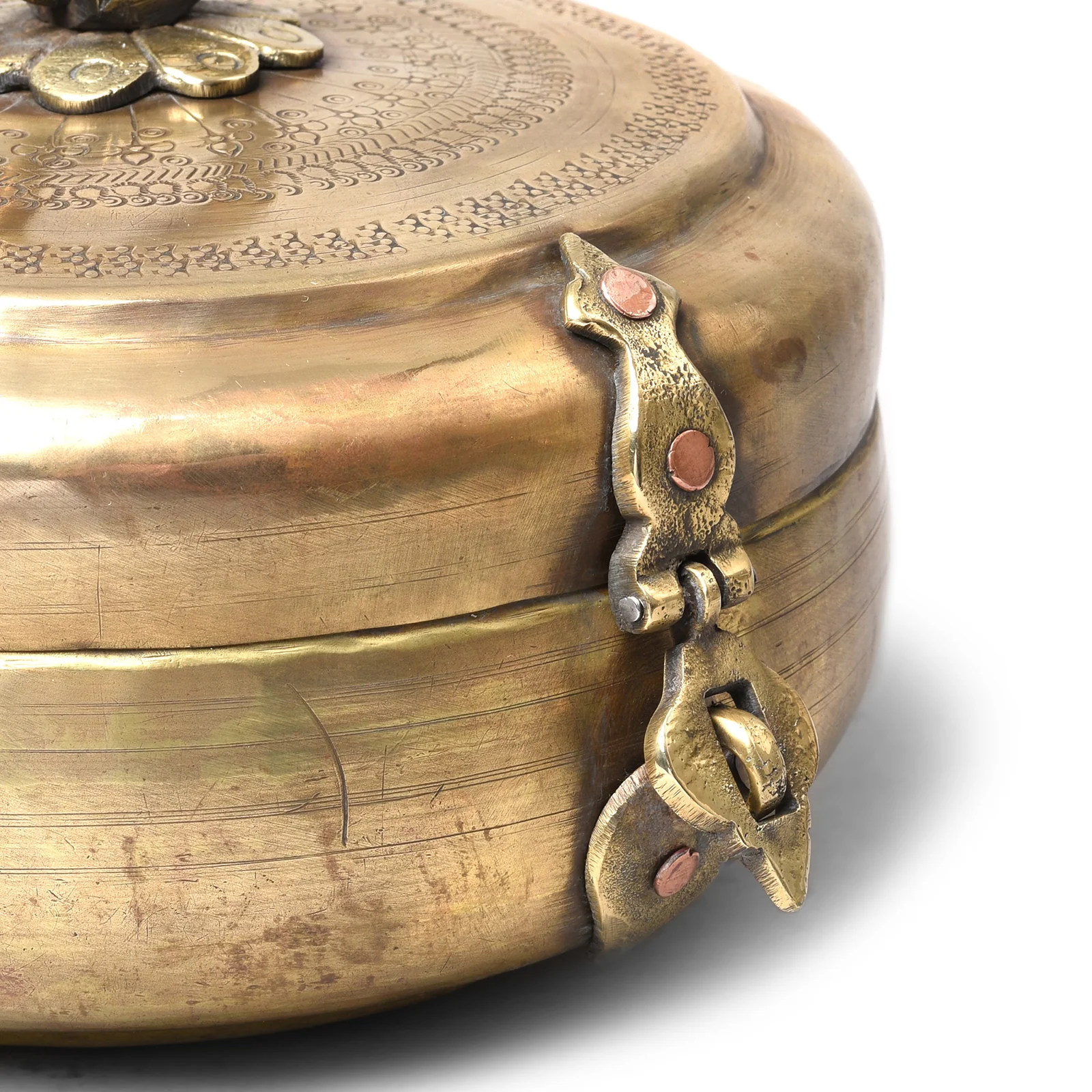 Brass Chapati Box - Ca 1900 - Image 3