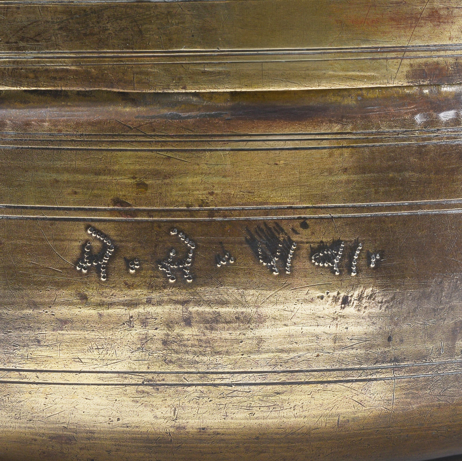Brass Indian Chapati Box - Ca 1900 - Image 3