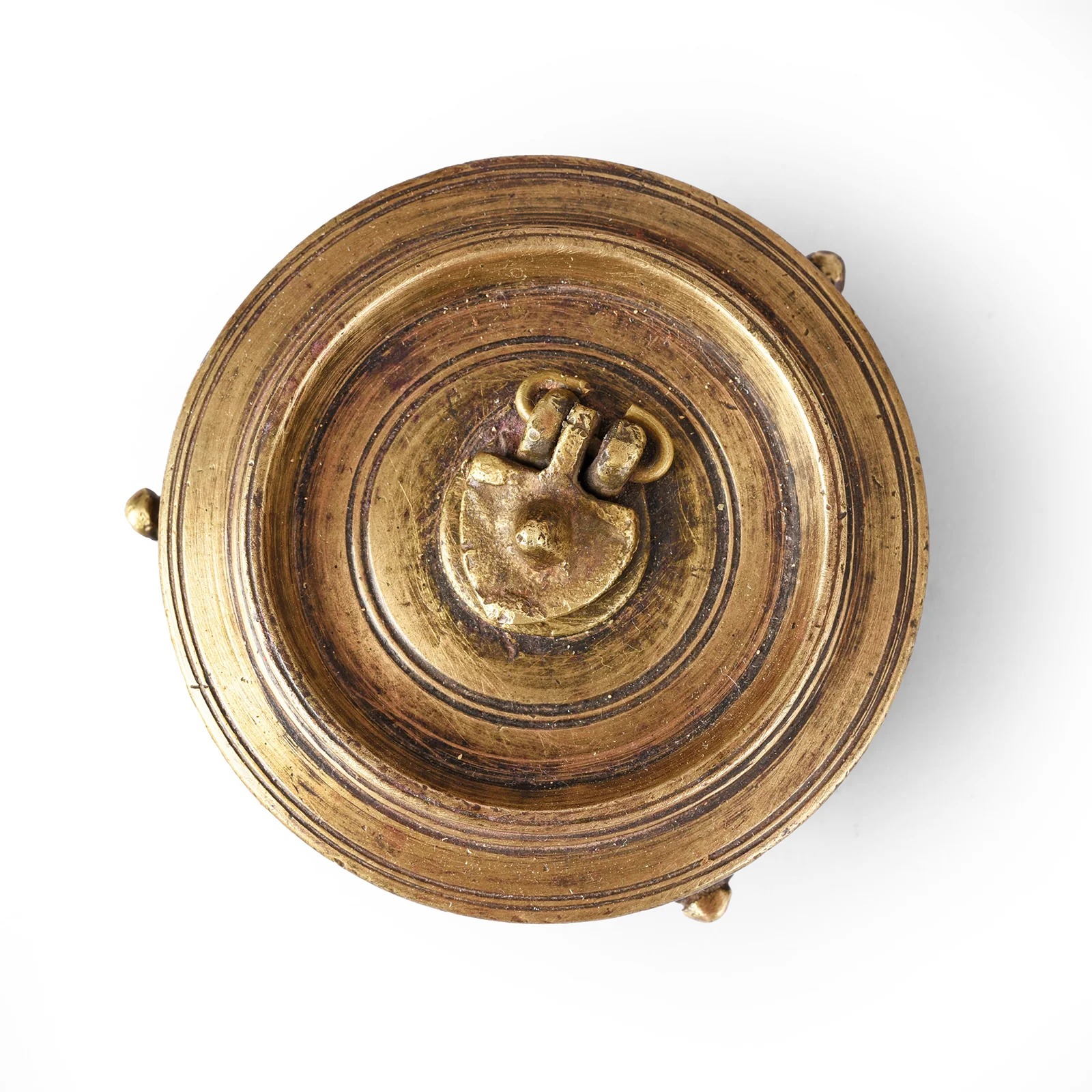 Indian Brass Ink Pot - 19th Century - Image 2