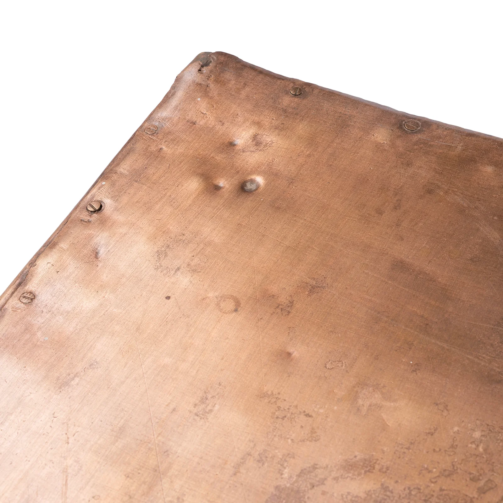 Brass Plated Square Bajot Prayer Table From Shekhawati - 19th Century - Image 5