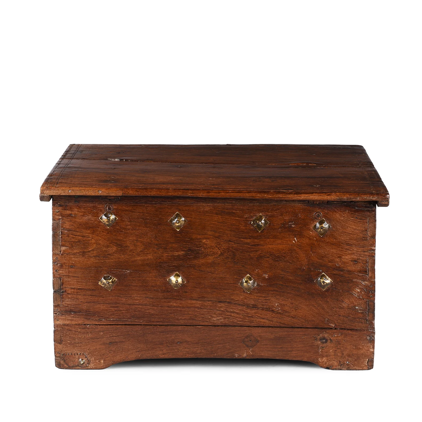 Brass Studded Rosewood Peacock Box From Saurashtra - 19th Century - Image 9
