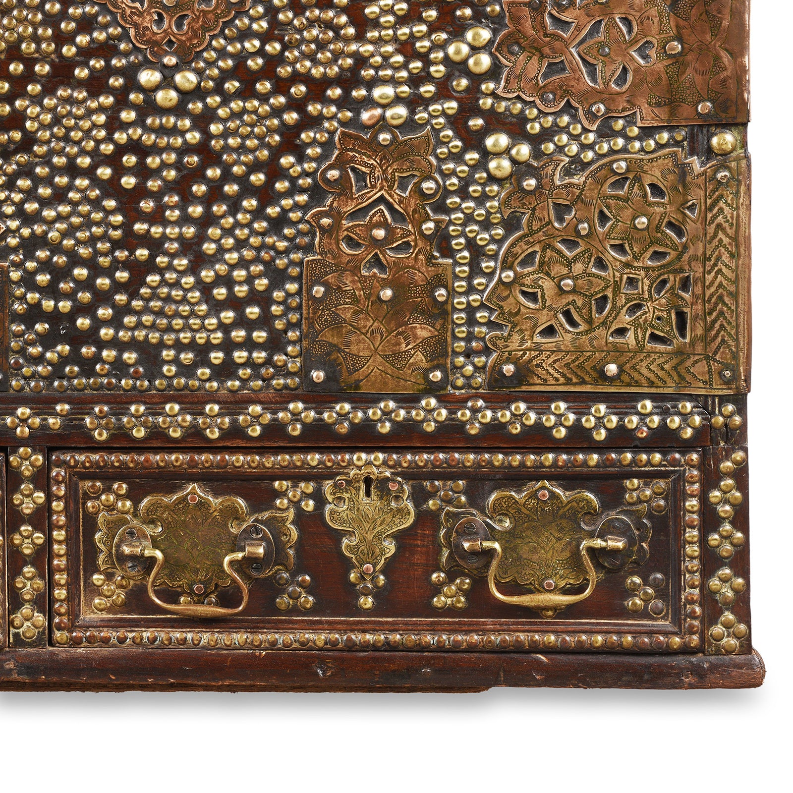 Brass Studded Zanzibar Chest From Surat - Early 19th Century - Image 12