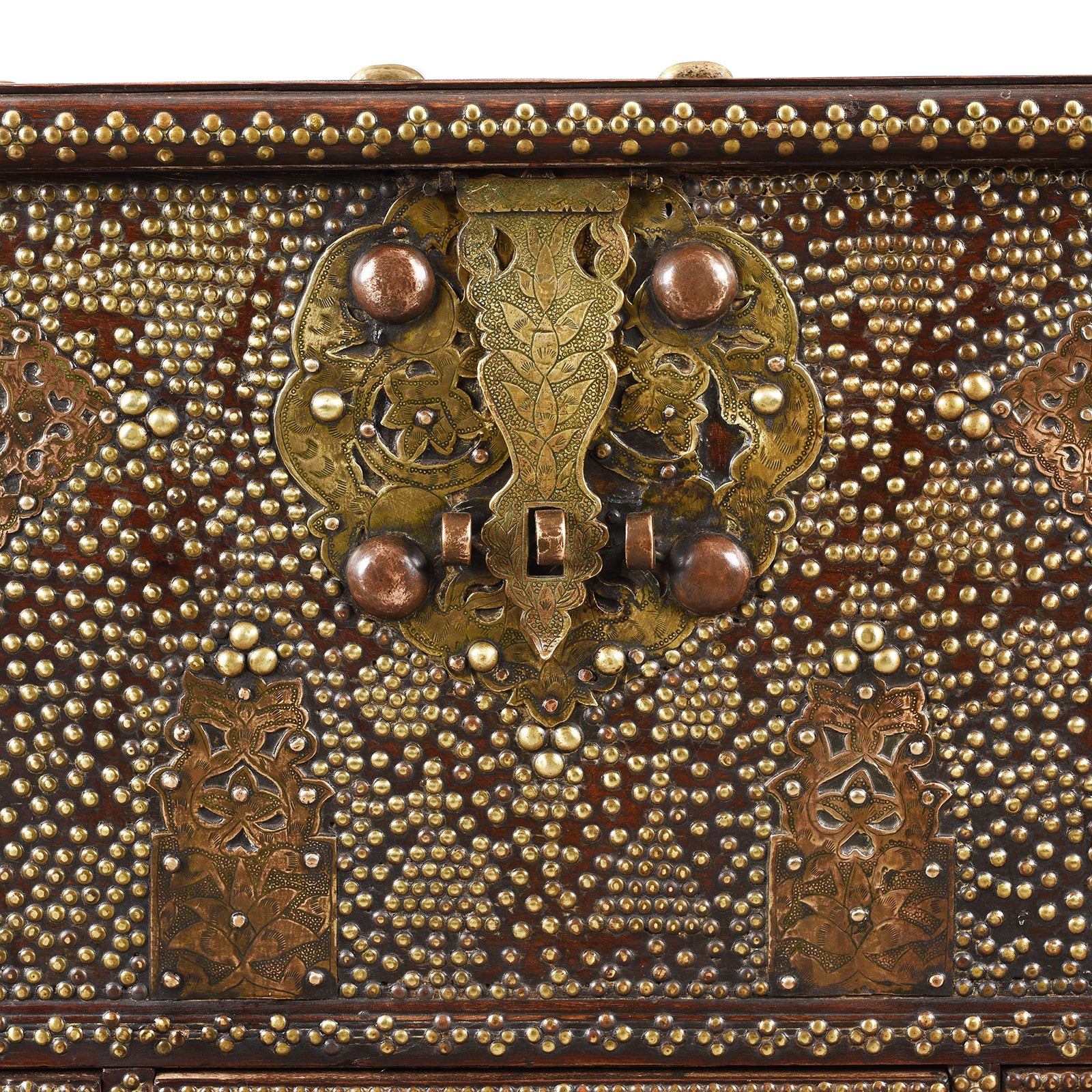 Brass Studded Zanzibar Chest From Surat - Early 19th Century - Image 2