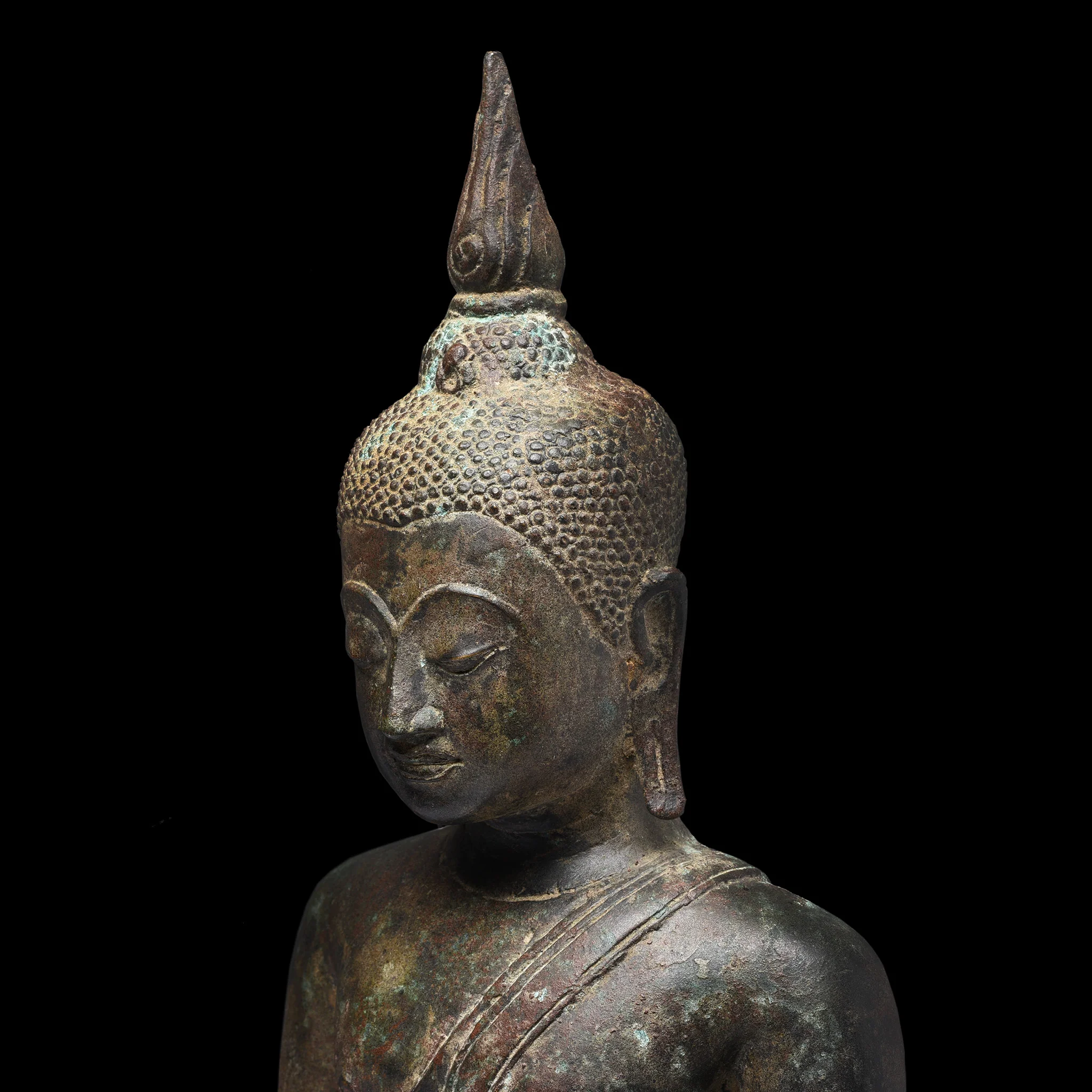 Bronze Buddha From Thailand - Ca 1920 - Image 2