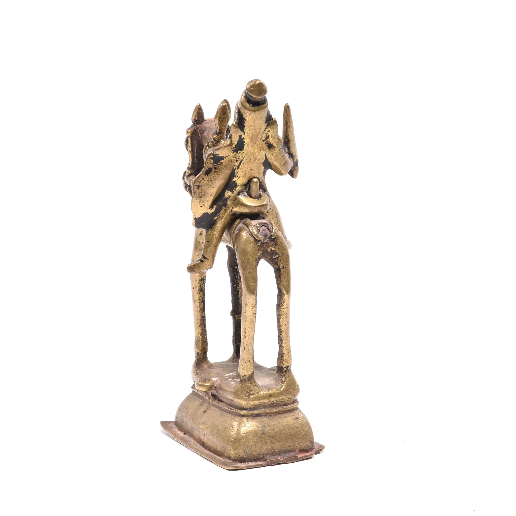 Bronze Khandoba Statue from the Deccan - 19thC - Image 5