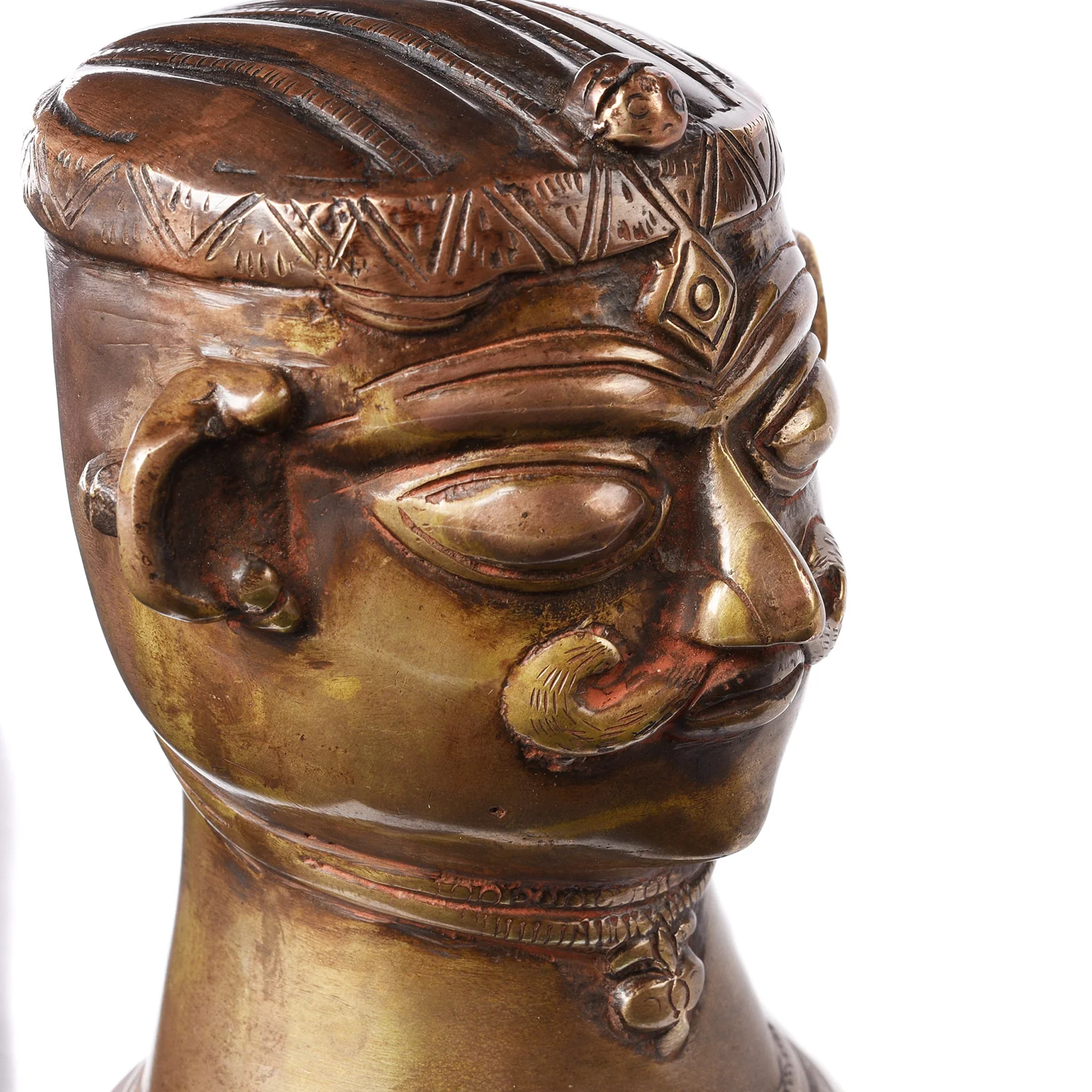 Bronze Shiva Mukhalinga From Karnataka - Ca 1950 - Image 3