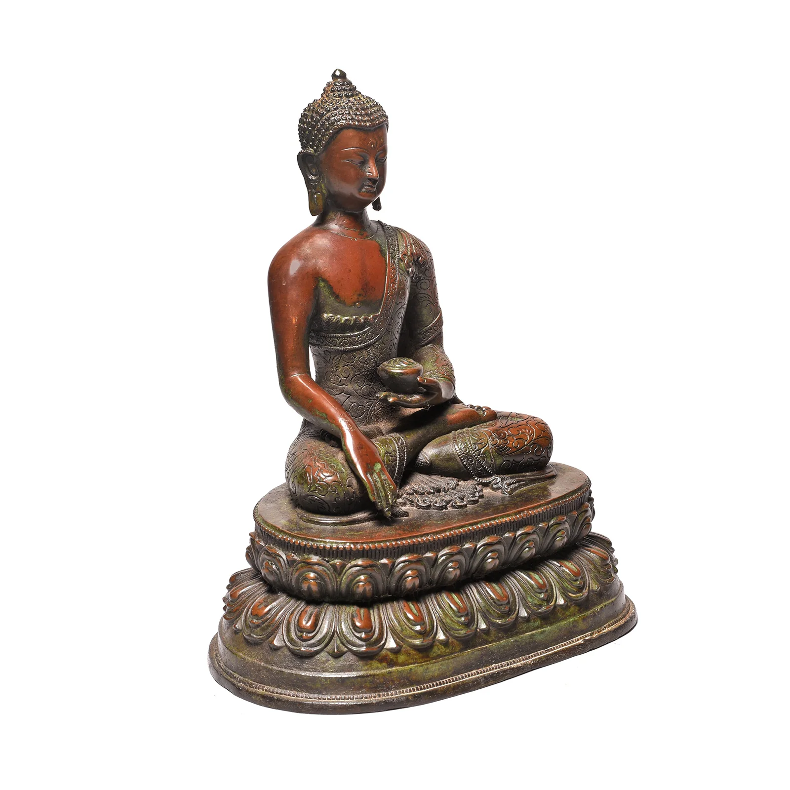 Bronze Buddha From Nepal - Ca 1980 - Image 3