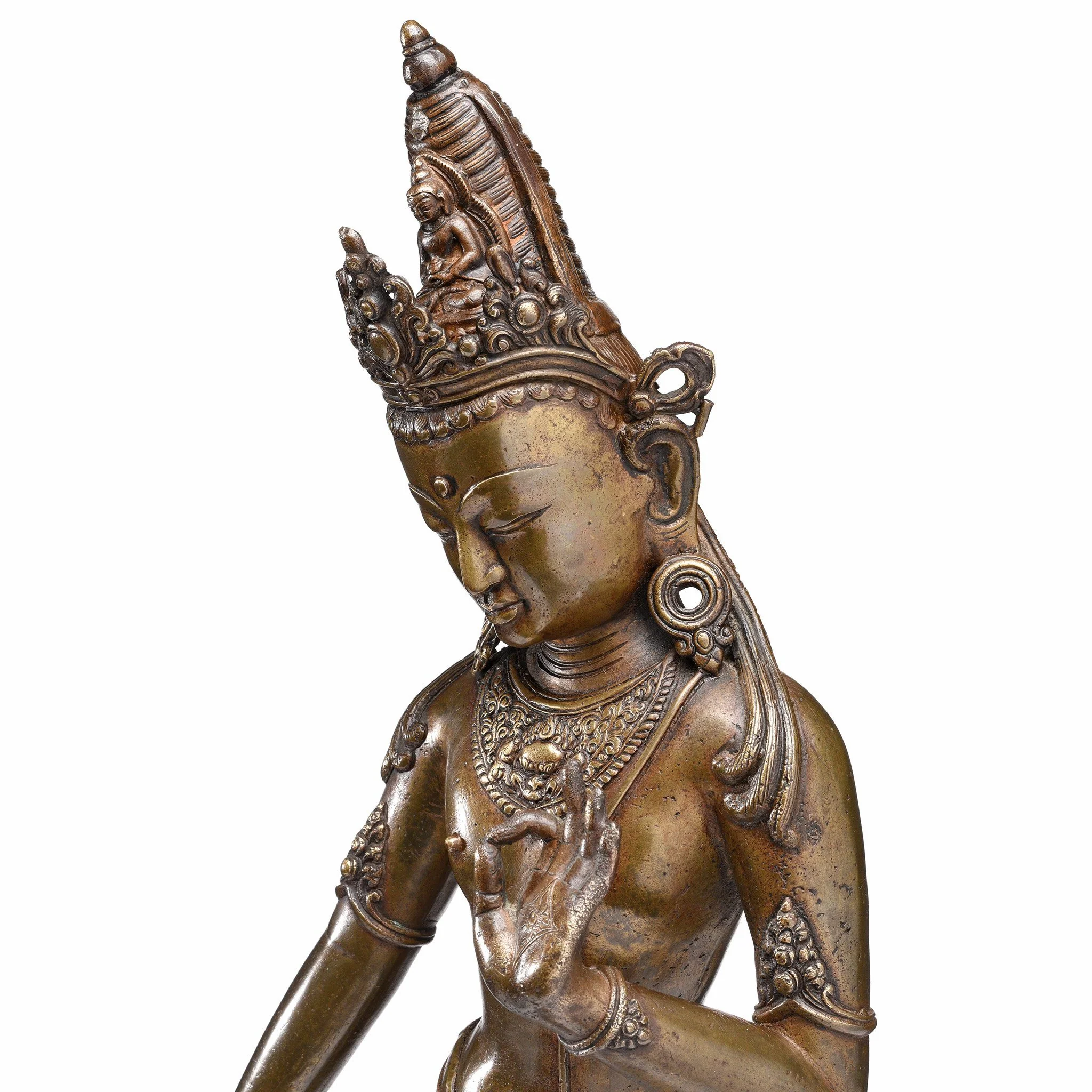 Bronze Standing Statue of Shiva From Nepal - Early 20thC - Image 6