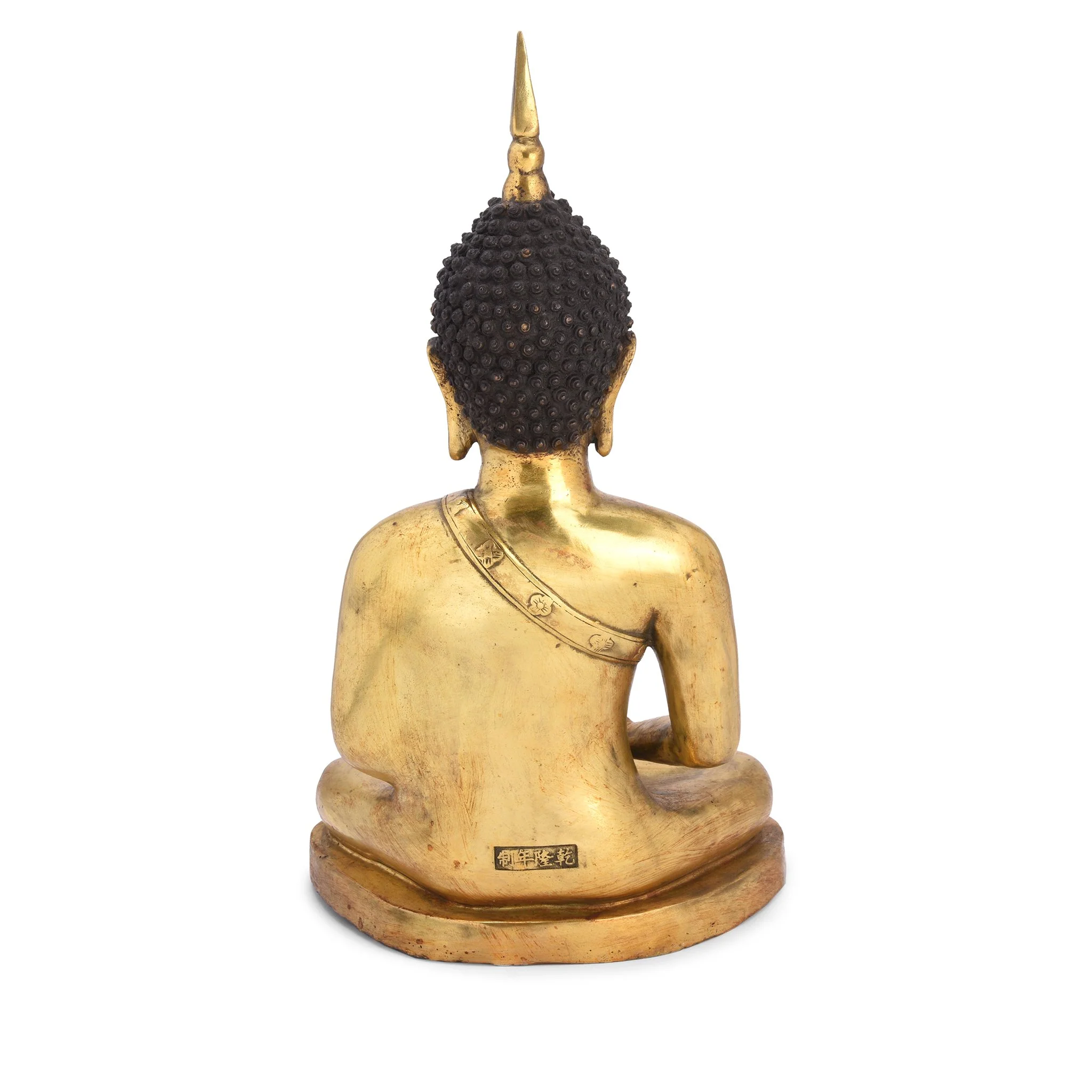Bronze Sitting Buddha Statue - Dhyana Mudra Pose - Image 6