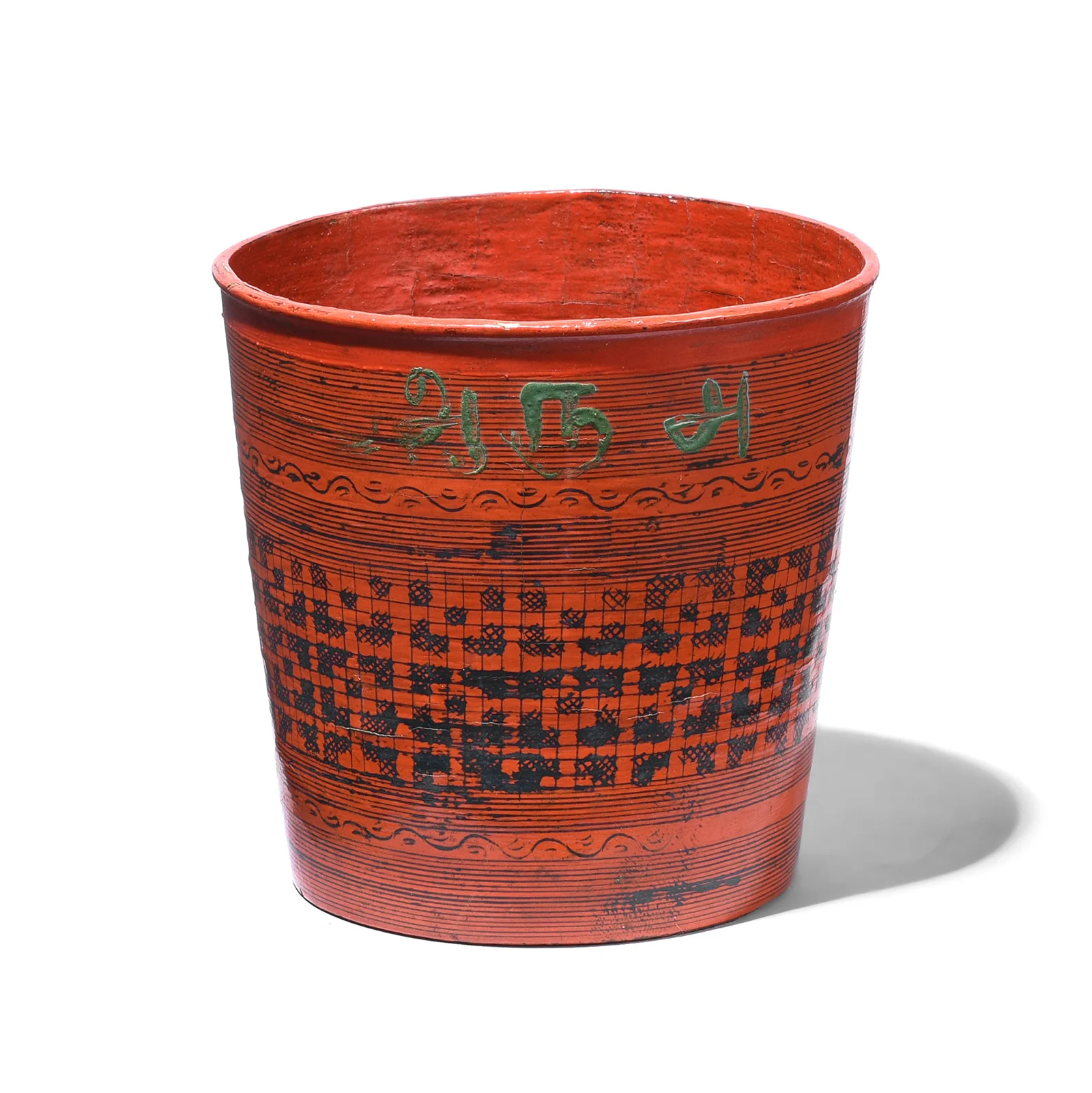 Burmese Lacquer Tumbler - Ca 1930