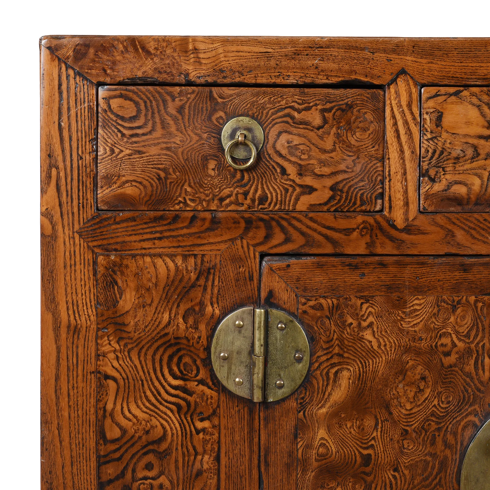 Burr Elm Sideboard From Tianjin - 19th Century - Image 3