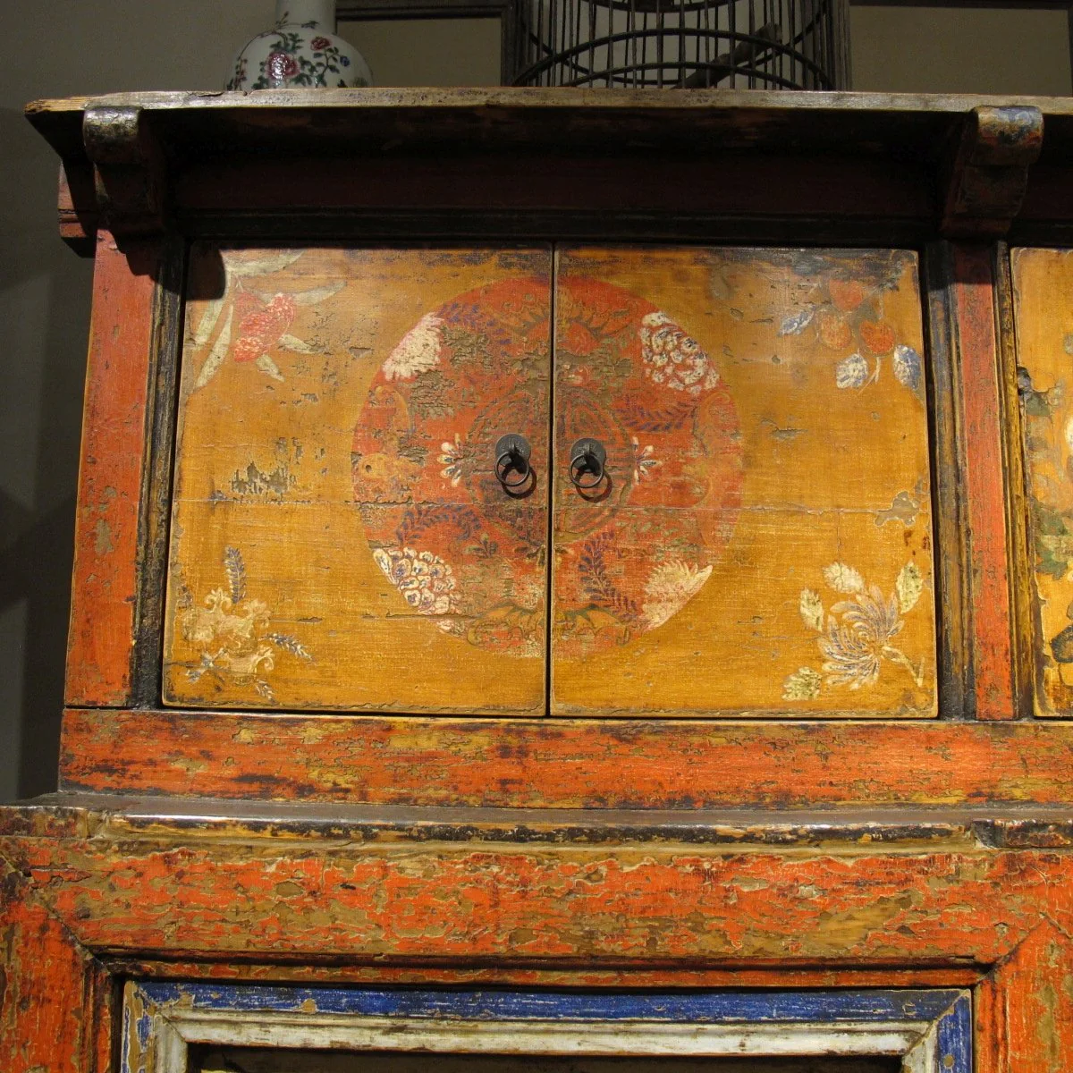 Painted Tibetan Cabinet from 19th century Qinghai - Image 6