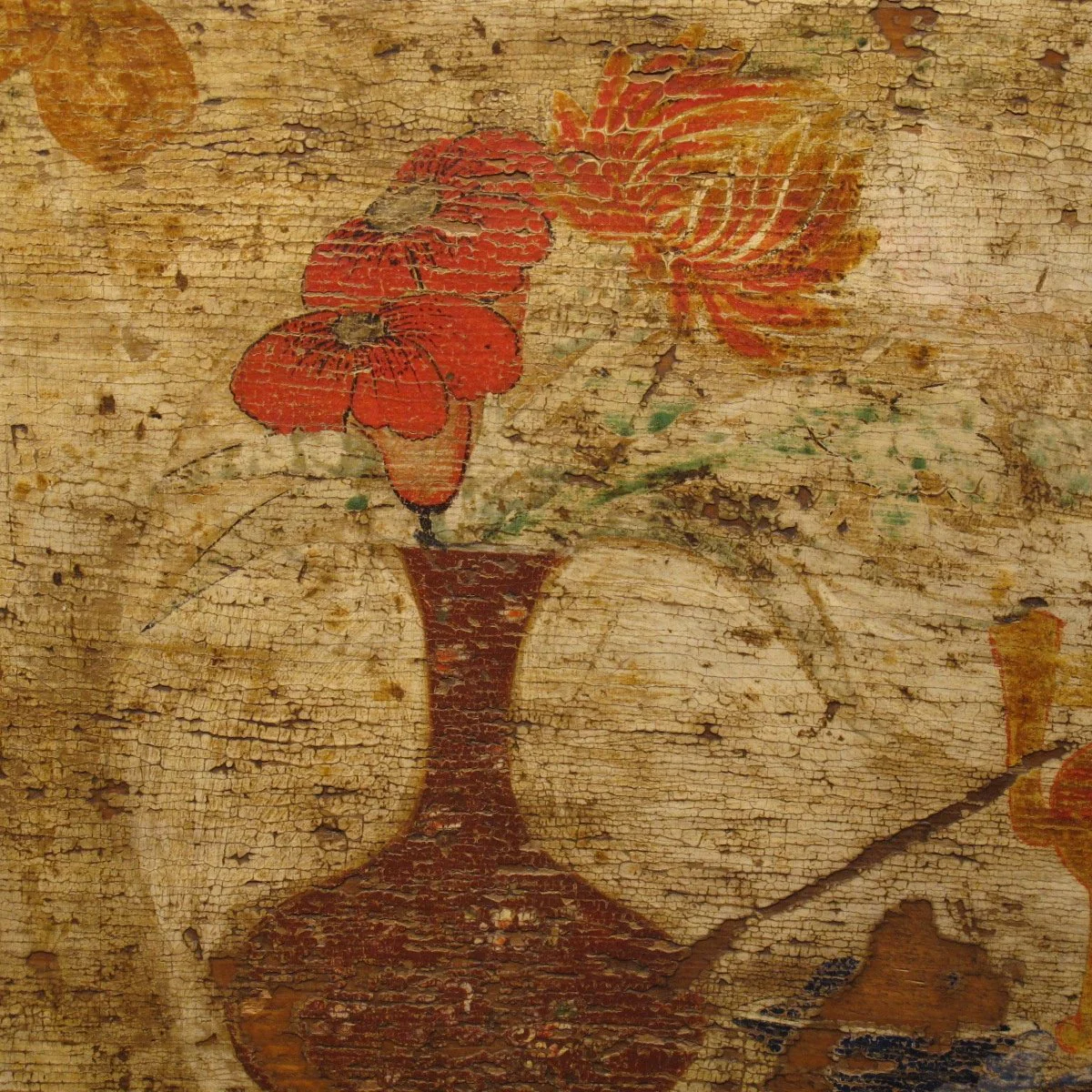 Painted Tibetan Cabinet from 19th century Qinghai - Image 8