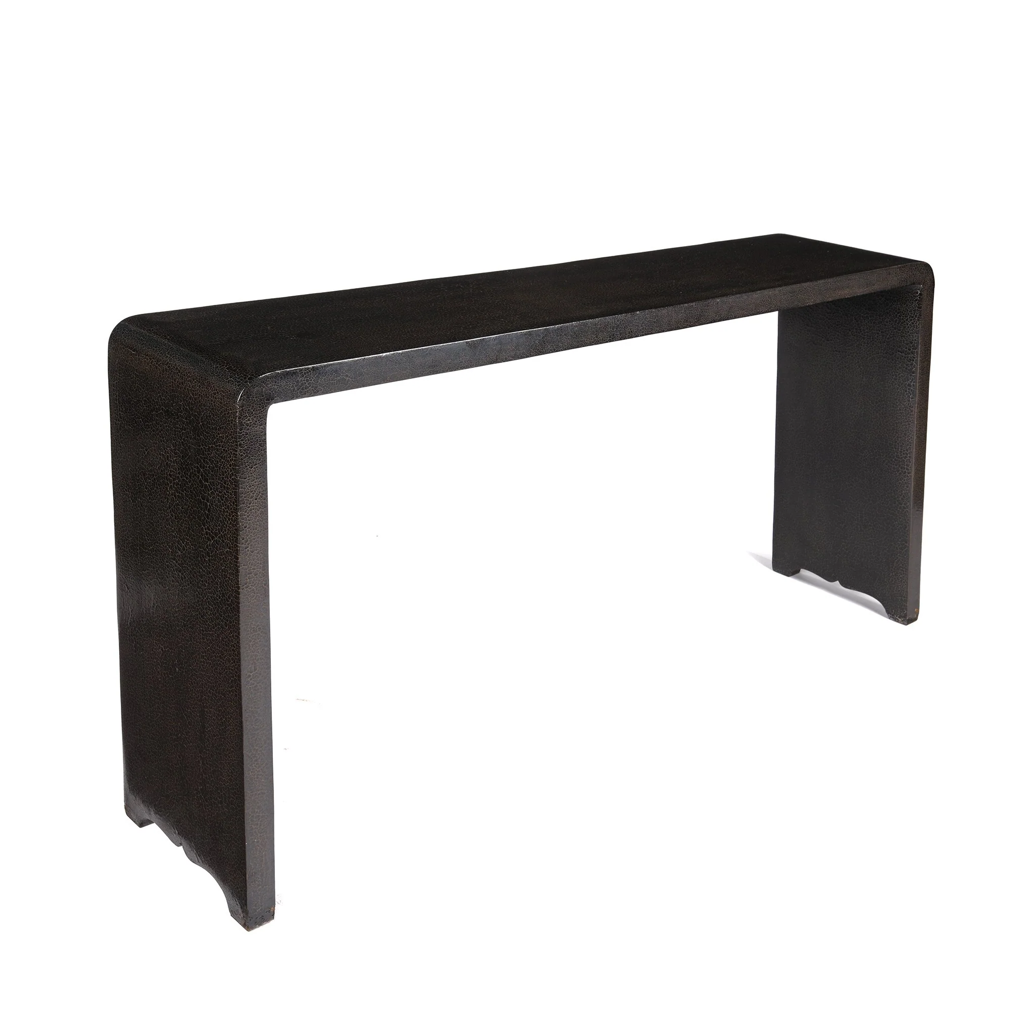 Black Lacquer Ribbon Altar Table - Image 3