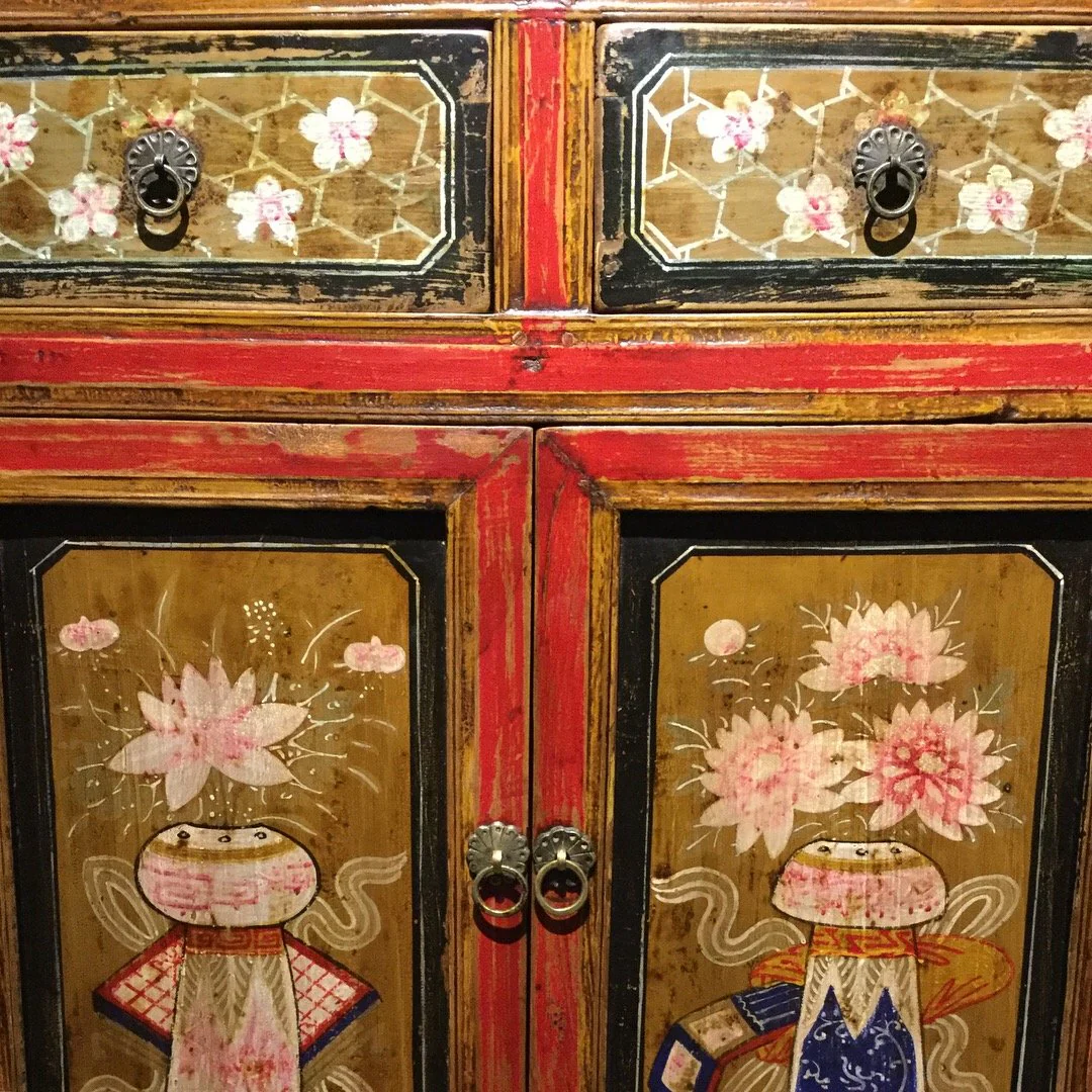 Painted Mongolian Sideboard - Image 4