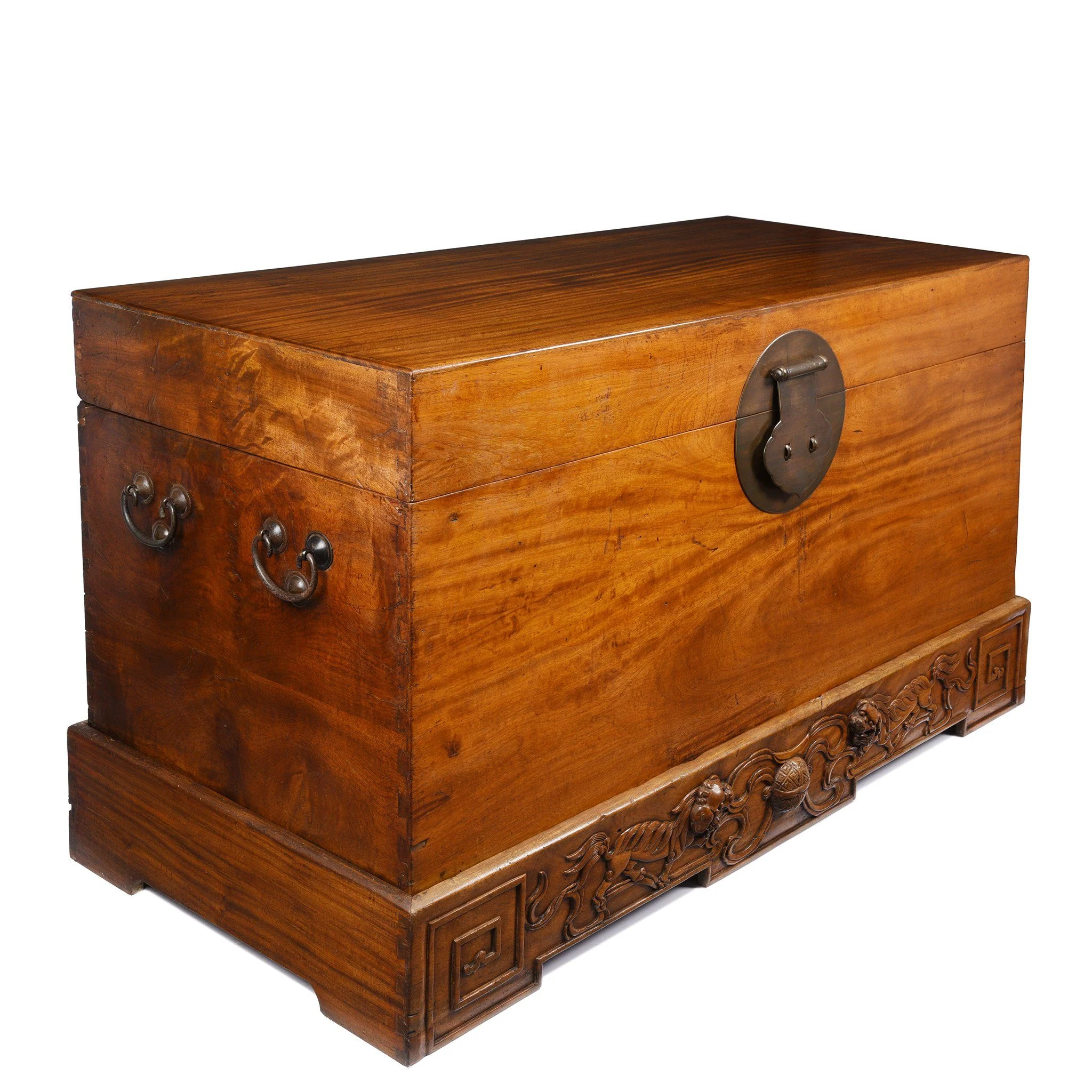 Exceptionally Large Camphor Trunk From Hebei - 19th Century - Image 3