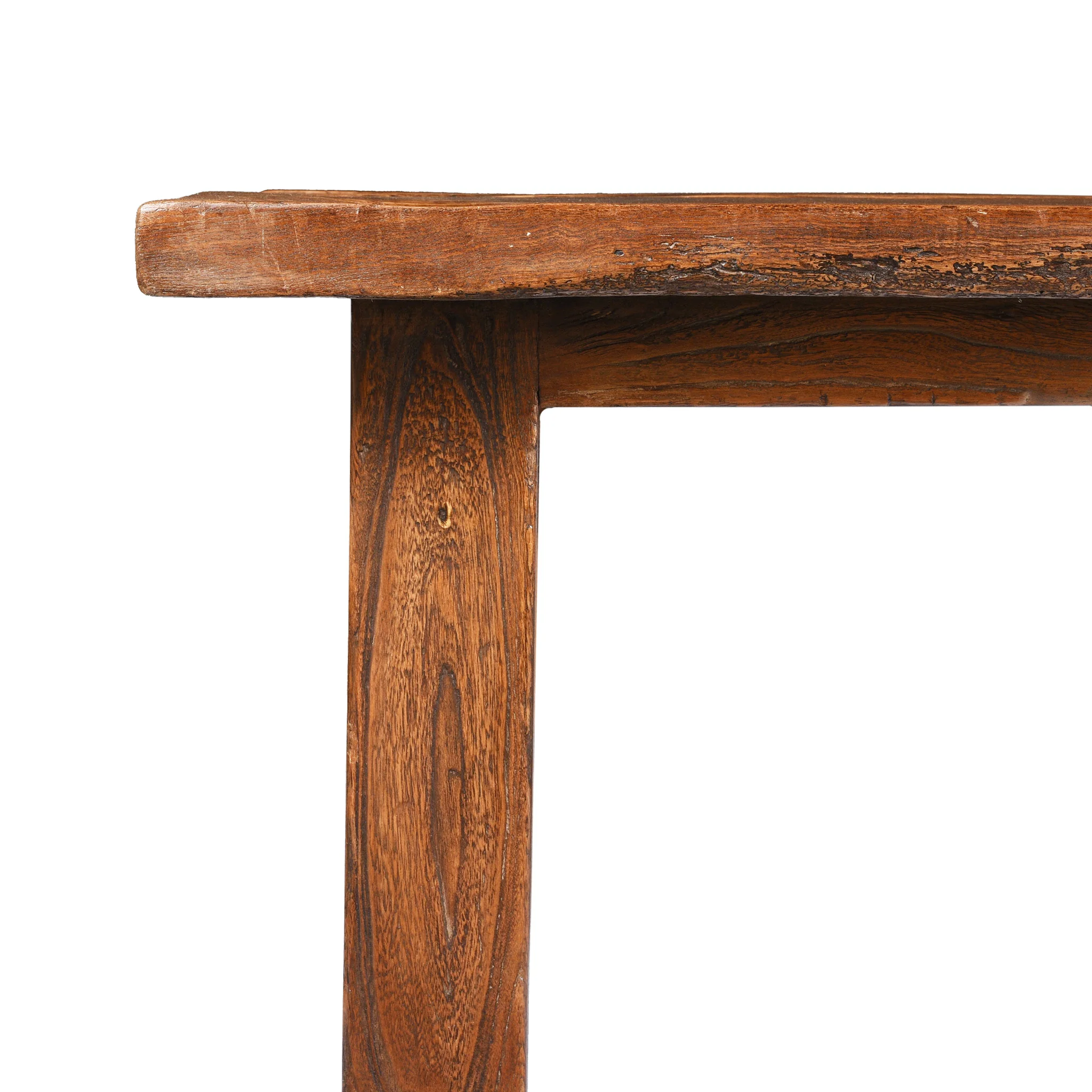 Elm Single Plank Coffee Table From Gansu - 19thC - Image 6