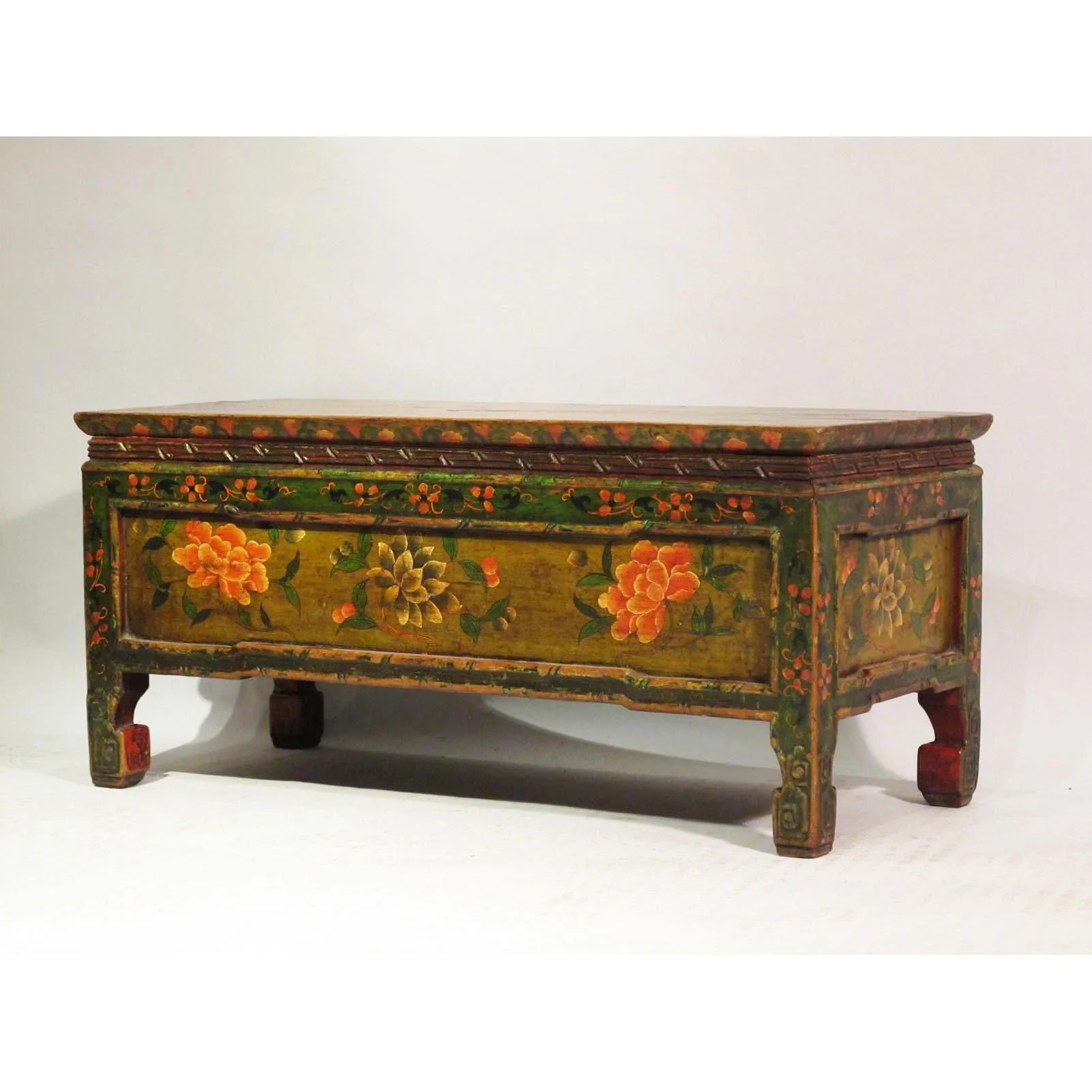 Tibetan Choksar With Original Painting - 19thC