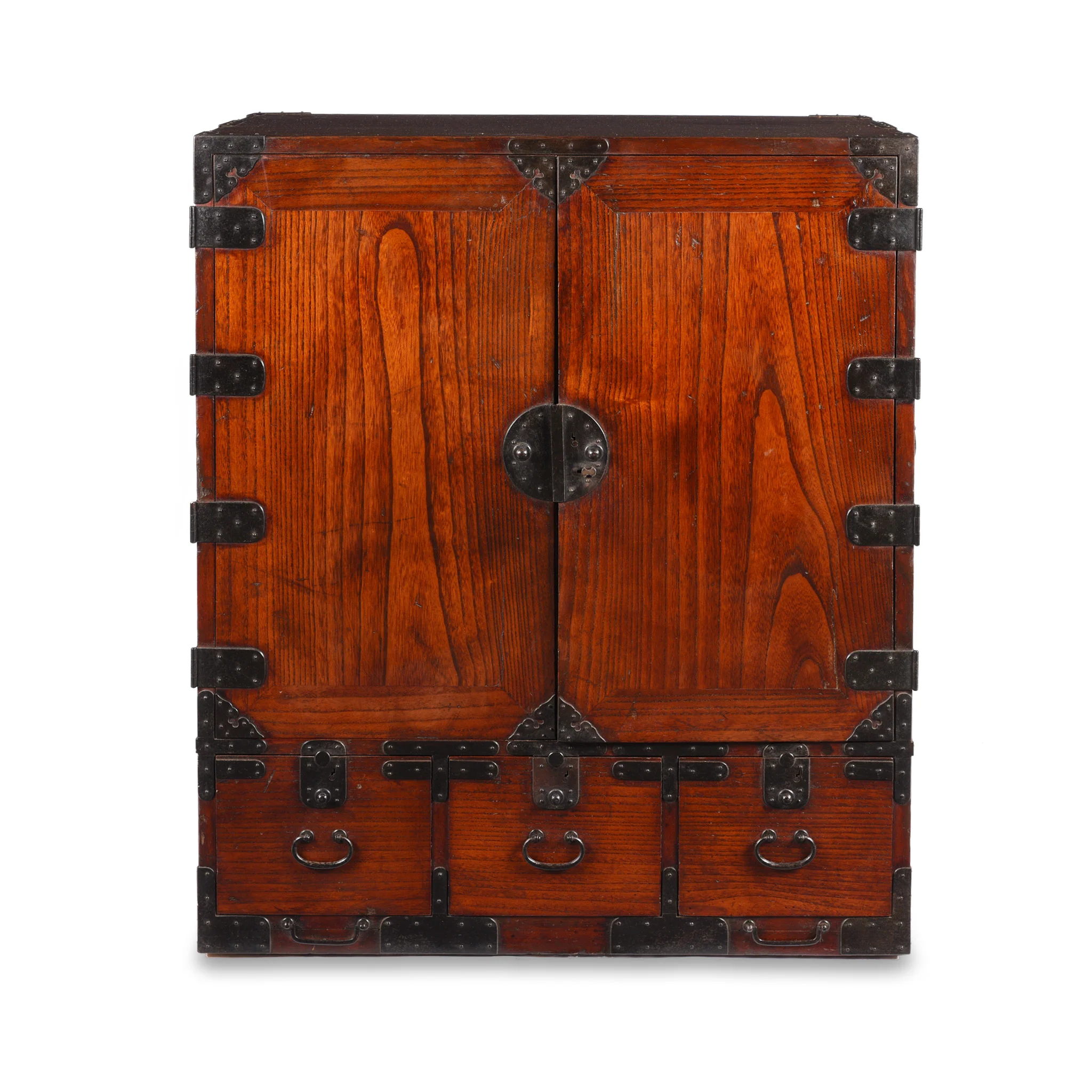 Japanese Shomon Dansu - Kiri Wood - Edo Period