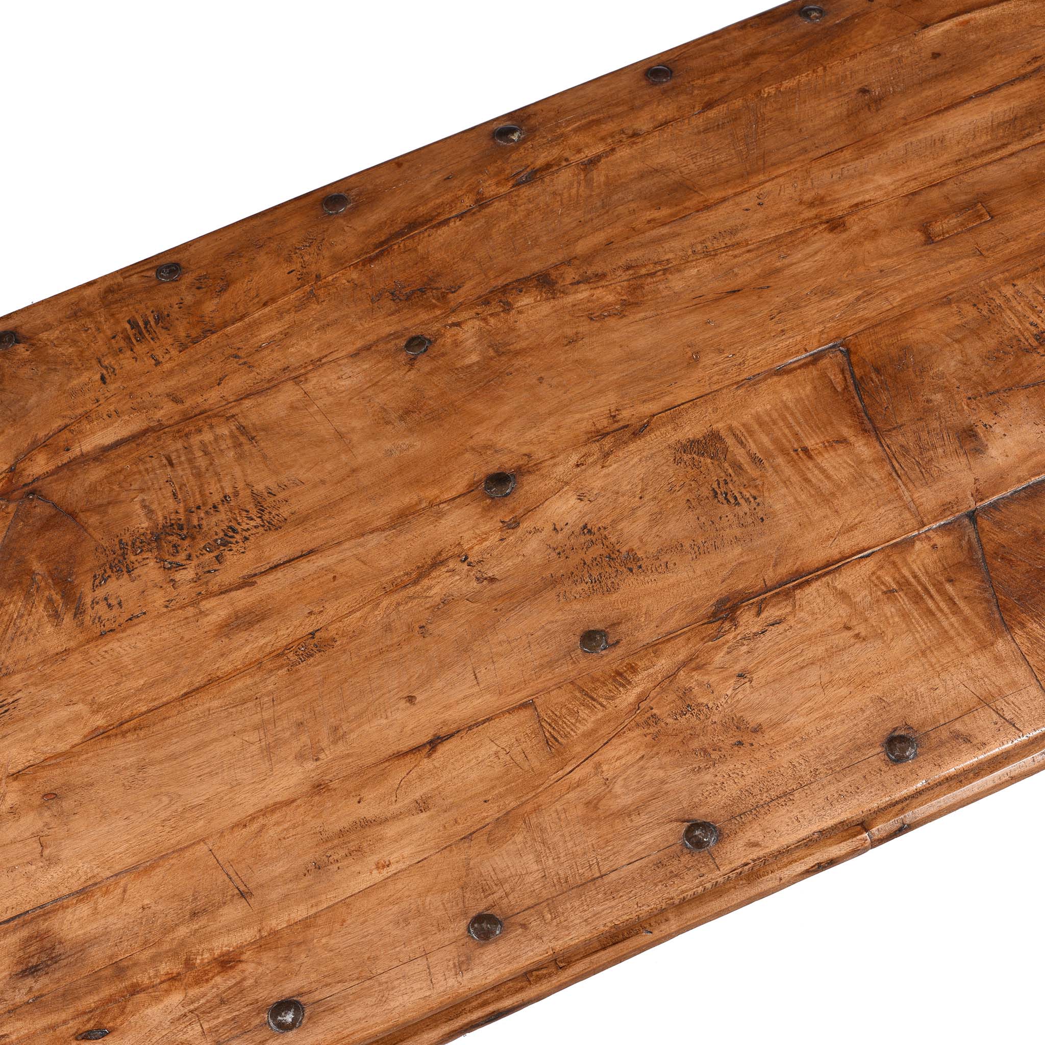 Carved Acacia Wood Takhat Table From Rajasthan - 19thC - Image 3