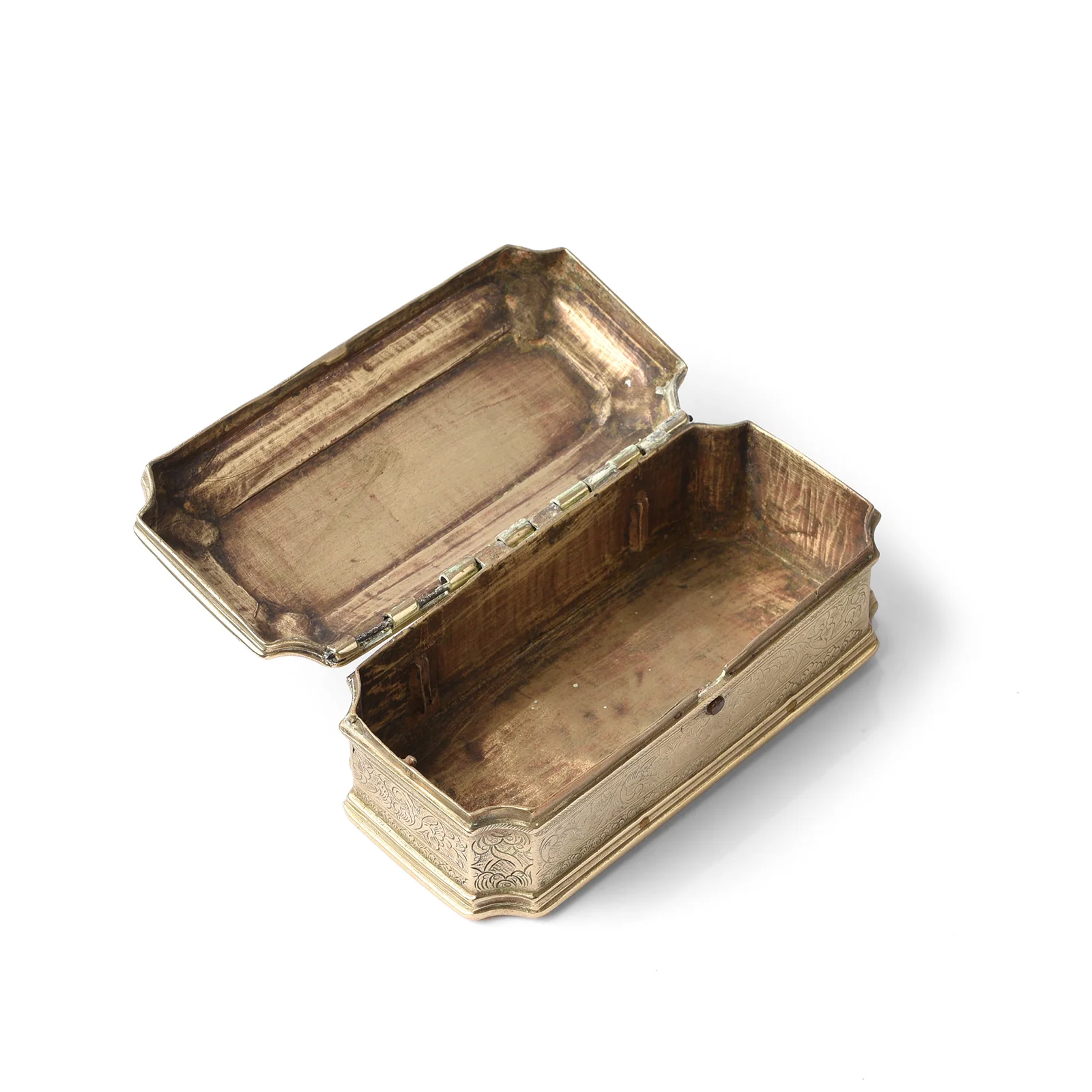 Carved Brass Paan (Betelnut) Box from Rajasthan Circa  - 19th Century - Image 2