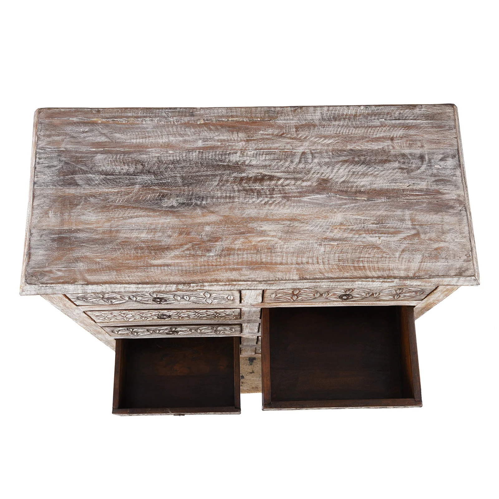 Chest Of 10 Drawers Made From Reclaimed Teak - Image 3