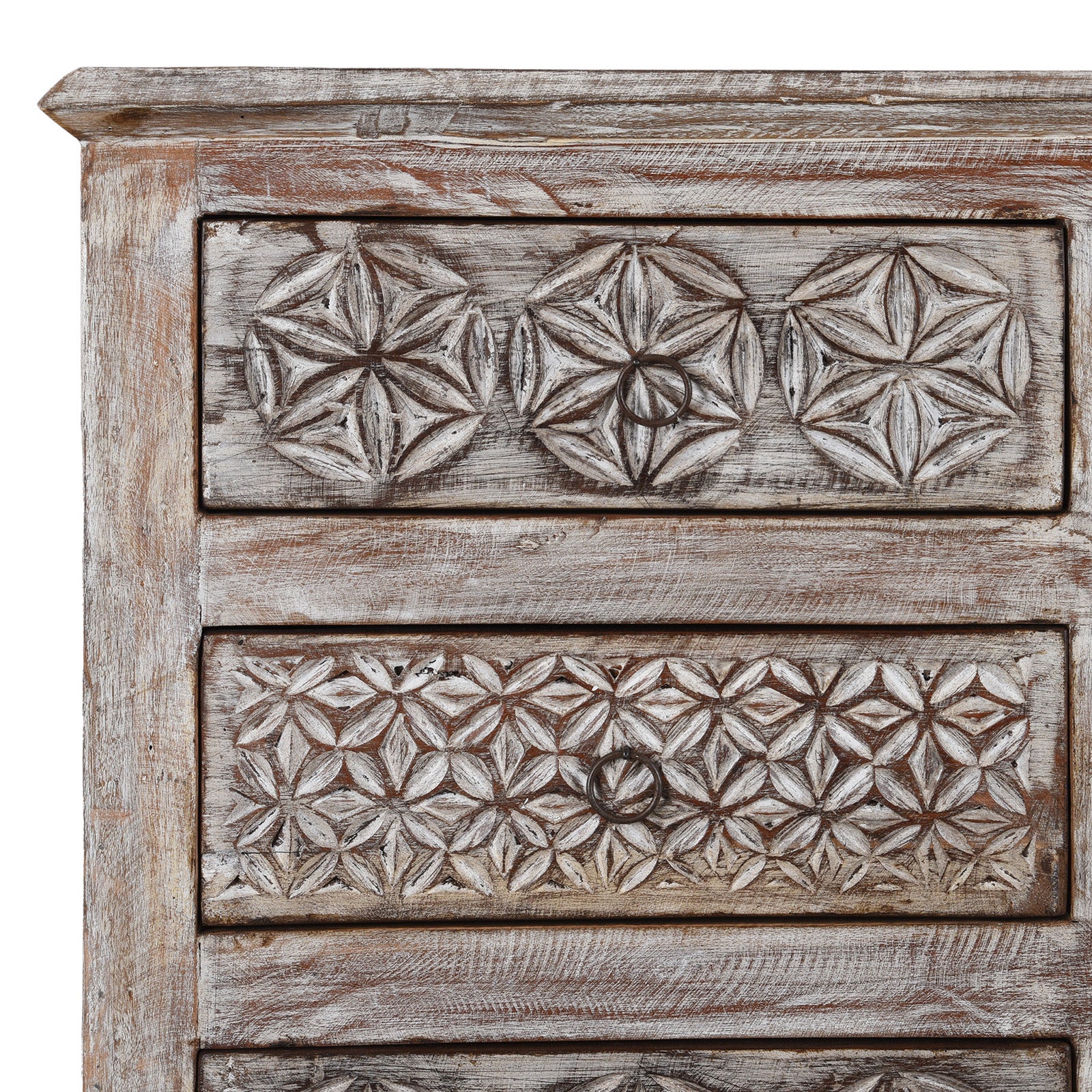 Chest Of 10 Drawers Made From Reclaimed Teak - Image 5