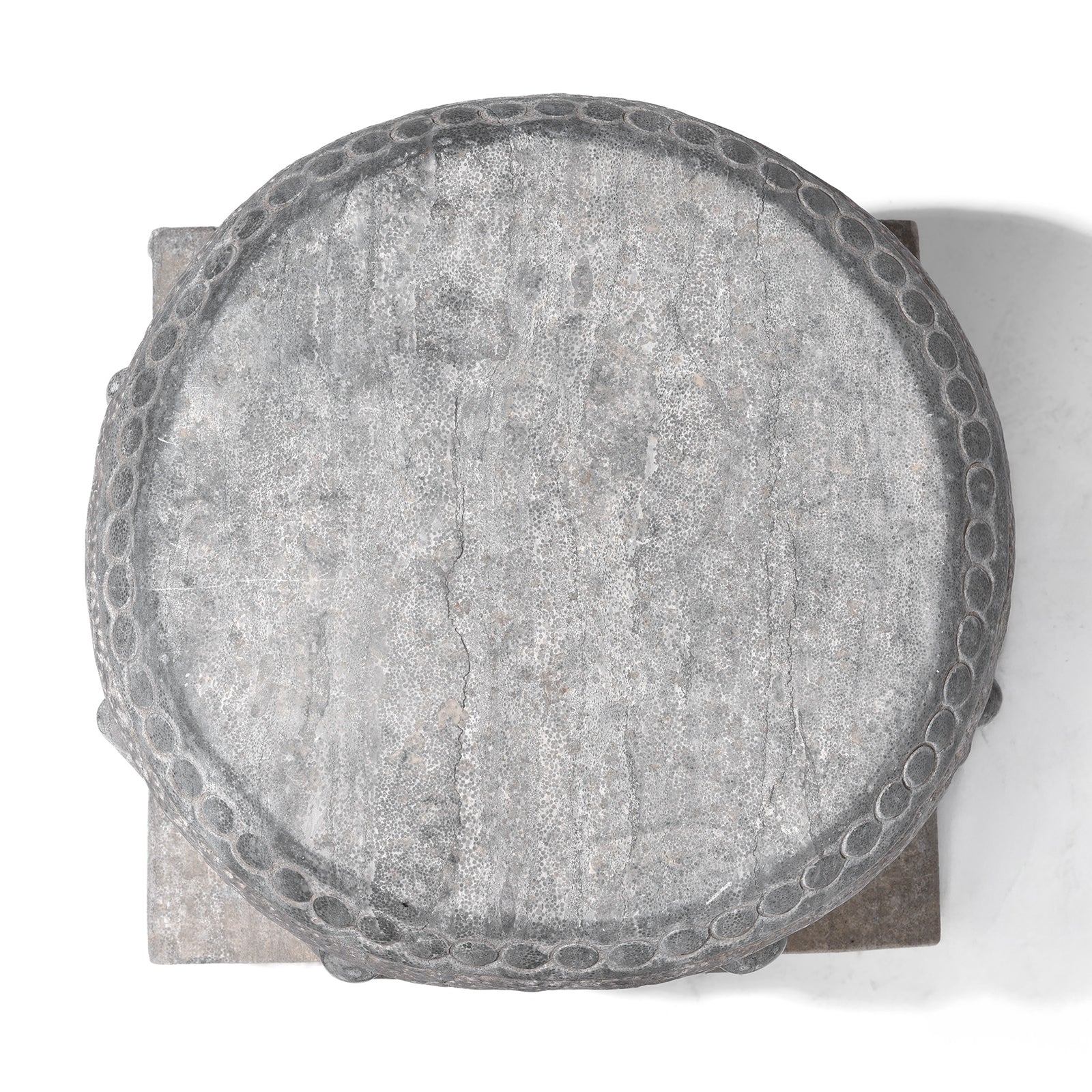 Carved Blackstone Pillar Base Stand - Image 5