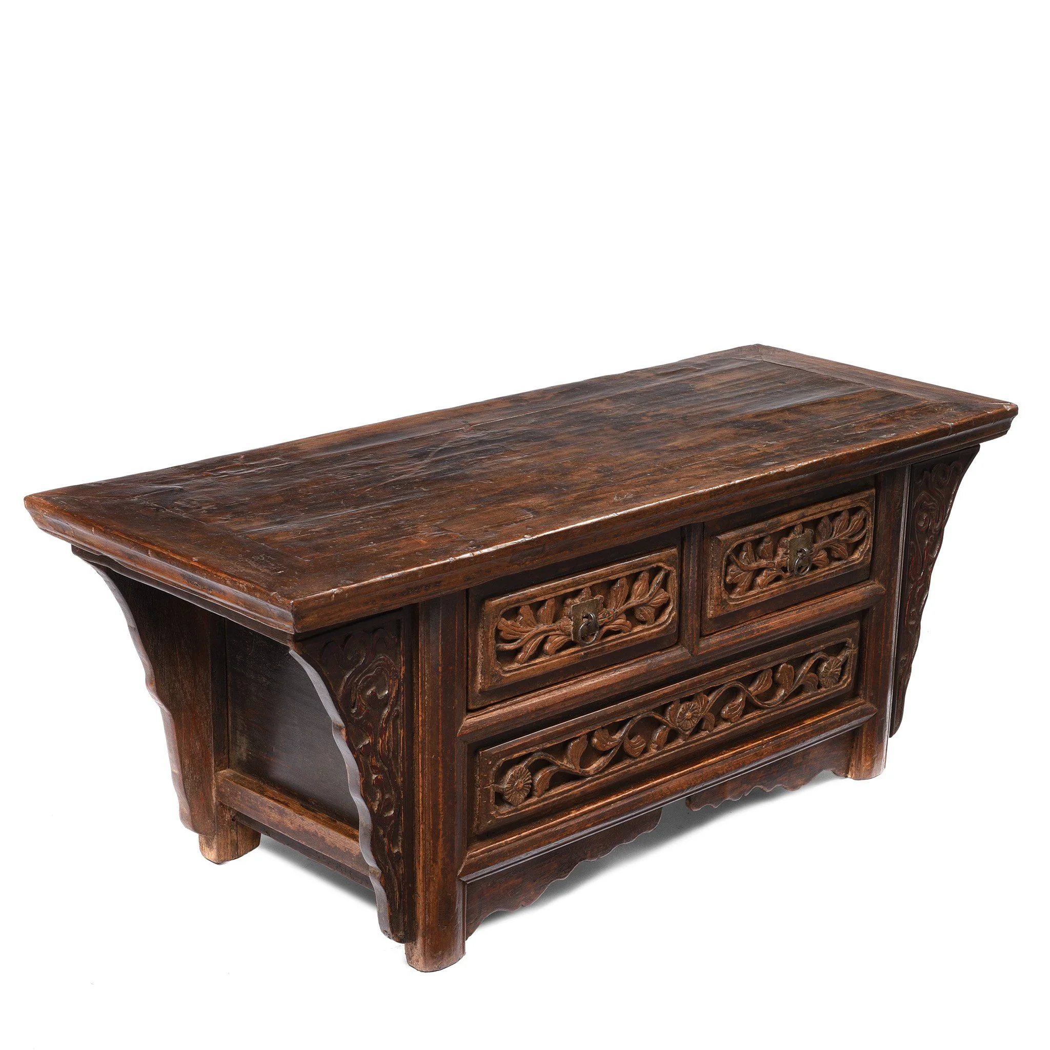 Elm and Poplar Kang Table From Shanxi - 19thC - Image 3