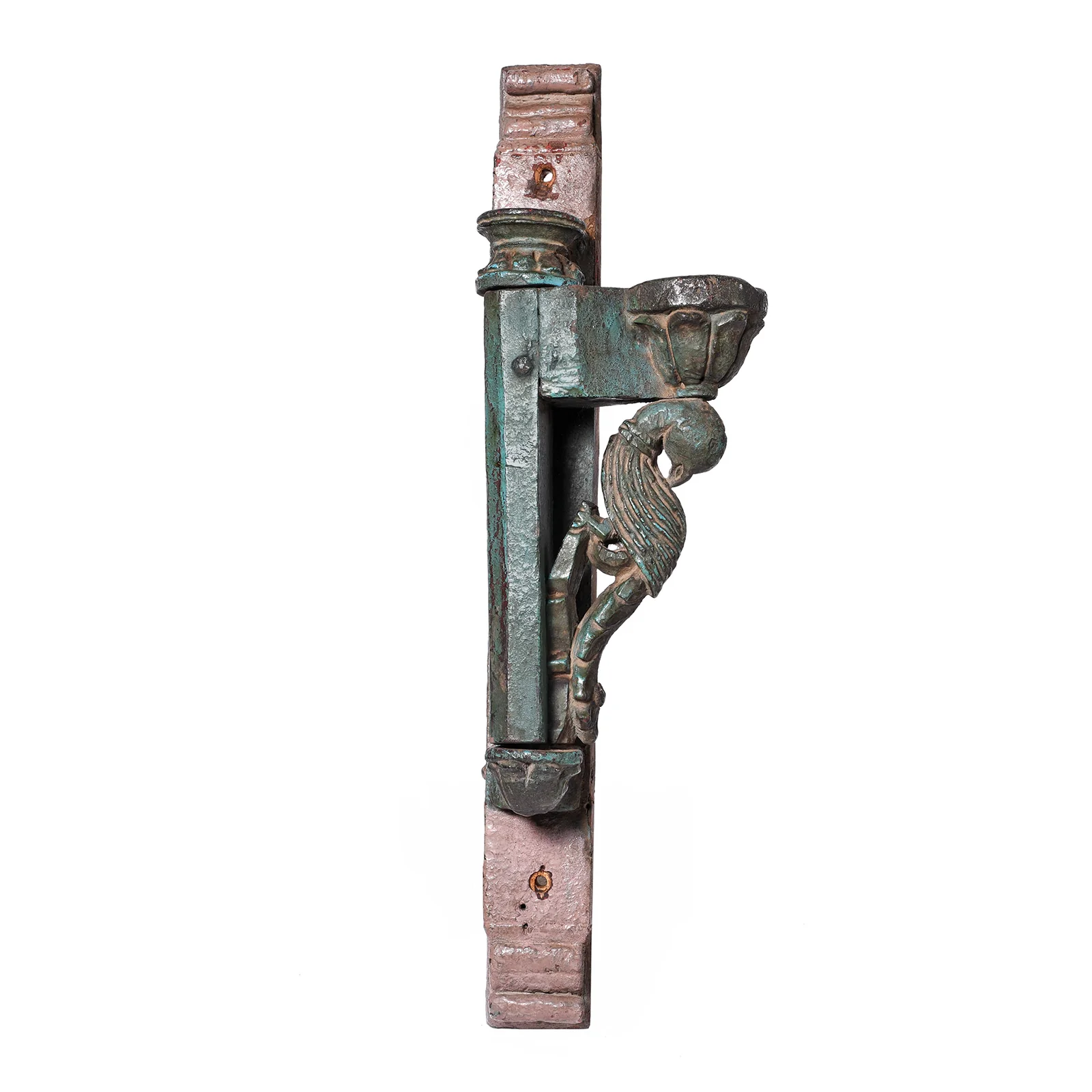 Parrot Lamp Bracket From Gujarat - 19th Century