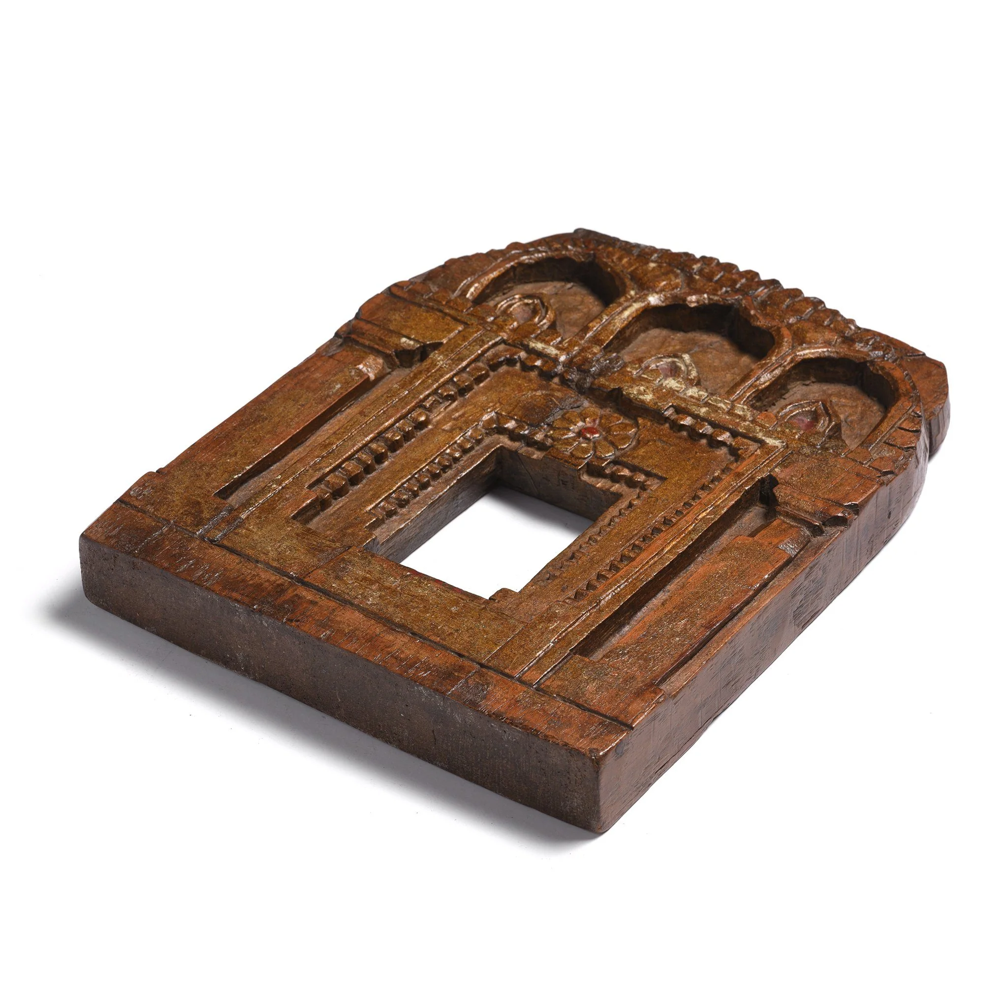 Carved Indian Votive Panel From Andhra Pradesh - Ca 1900 - Image 2