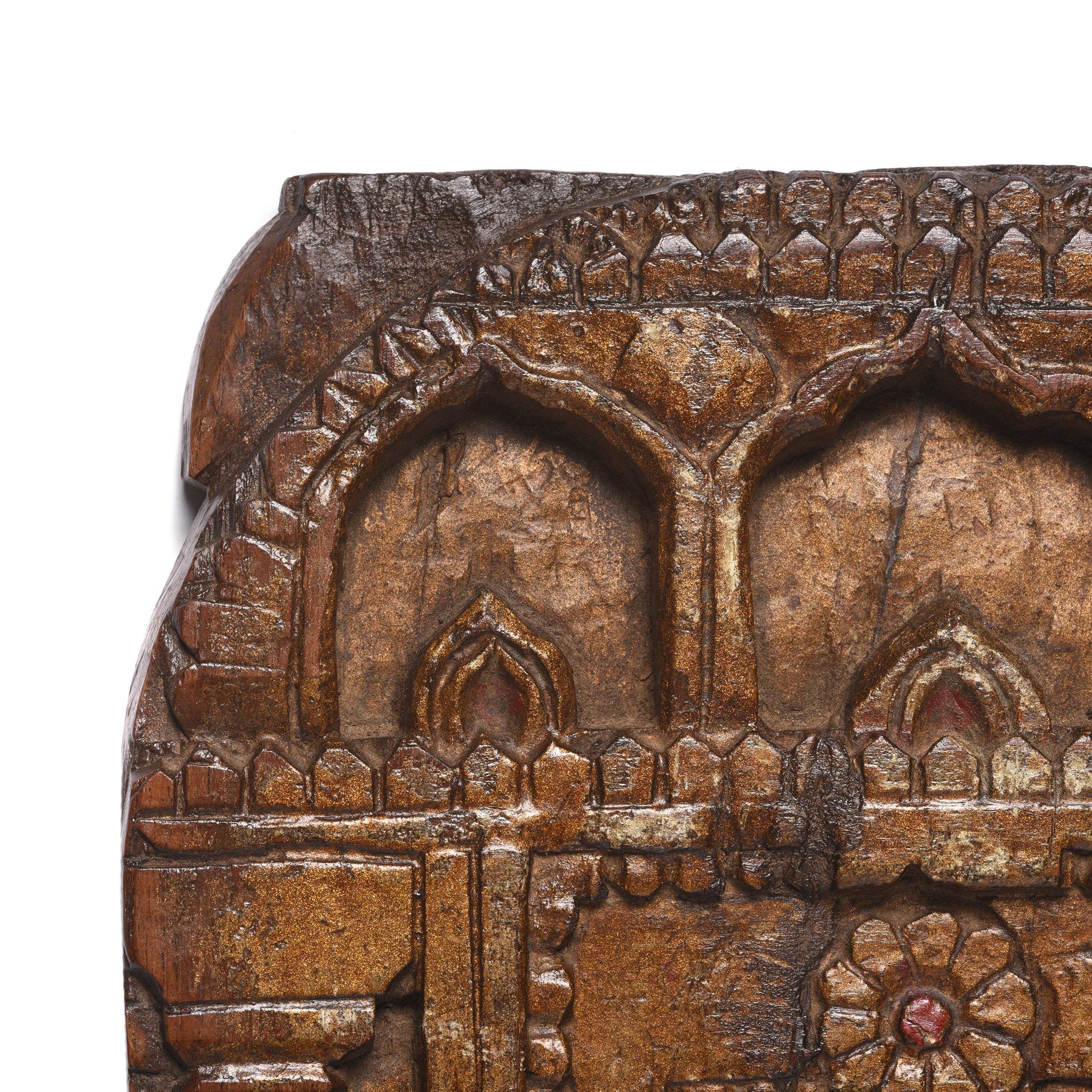 Carved Indian Votive Panel From Andhra Pradesh - Ca 1900 - Image 4
