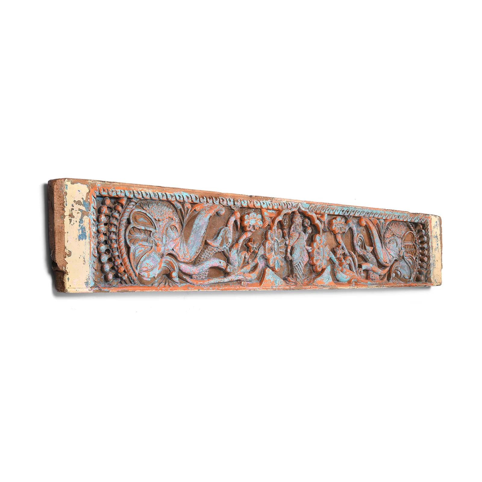 Carved Gajalakshmi Lintel Panel From Tamil Nadu - 19th Century - Image 5