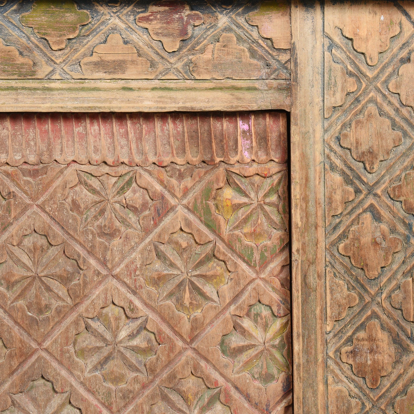 Carved Low Sideboard From Xinjiang - 19thC - Image 6