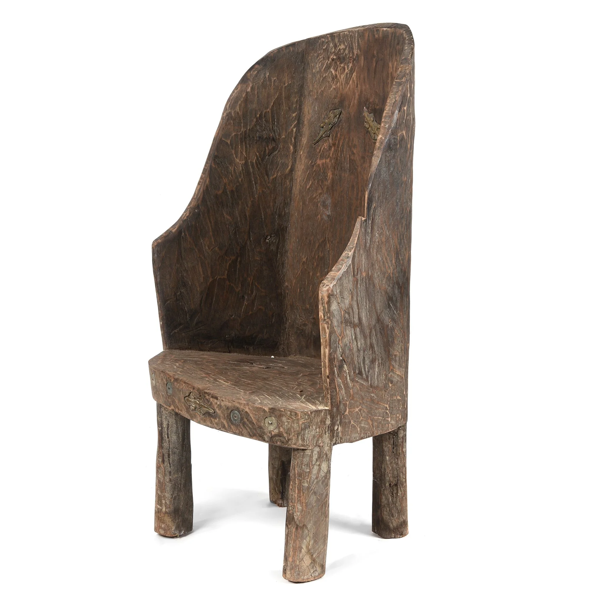 Carved Tribal Chair From Nagaland - Ca 1920 - Image 2