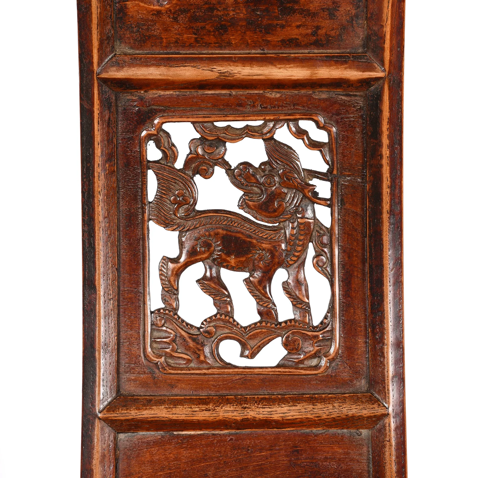 Pair of Carved Officials Hat Chairs From Shanxi - Late 19th Century - Image 7