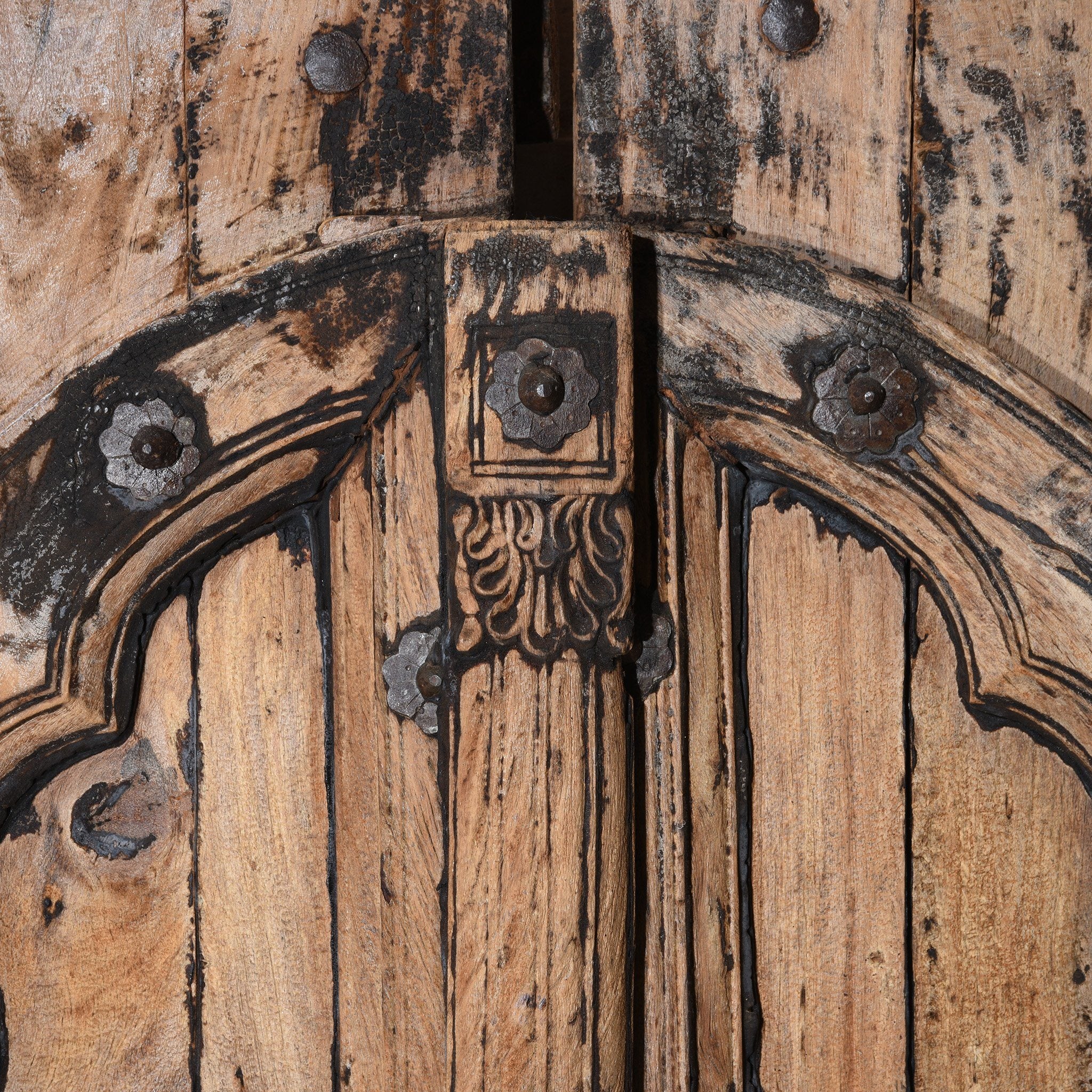 Carved Rosewood Window Shutters From Hyderabad - 18thC - Image 4