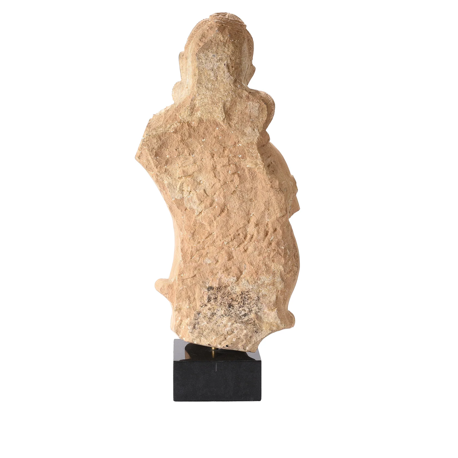 Carved Indian Stone Apsara Statue - Image 8