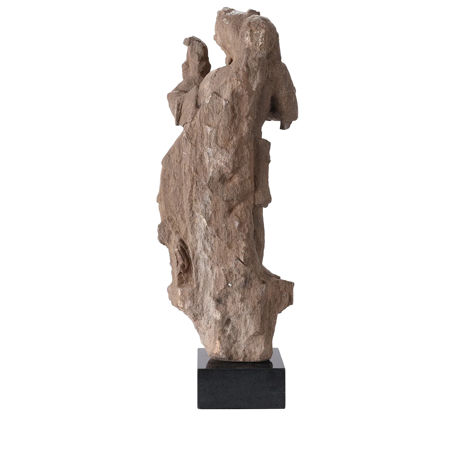 Carved Stone Apsara Statue From India - Image 7