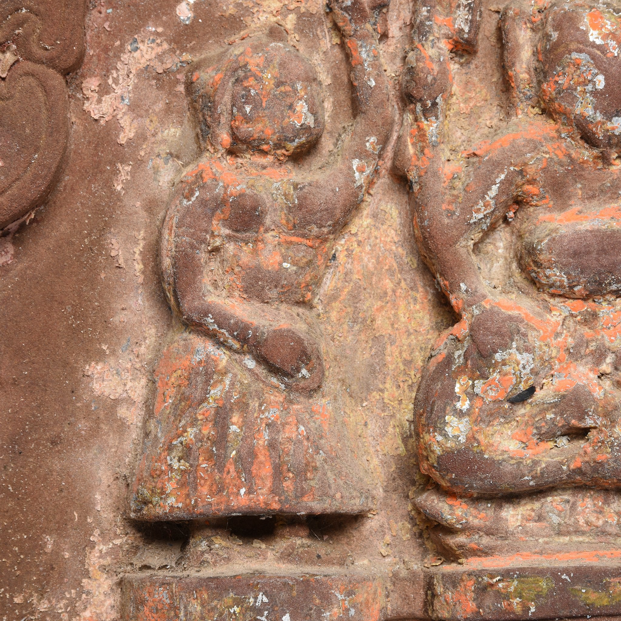 Carved Stone Doorway Lintel with Ganesh Carving - 19thC - Image 5