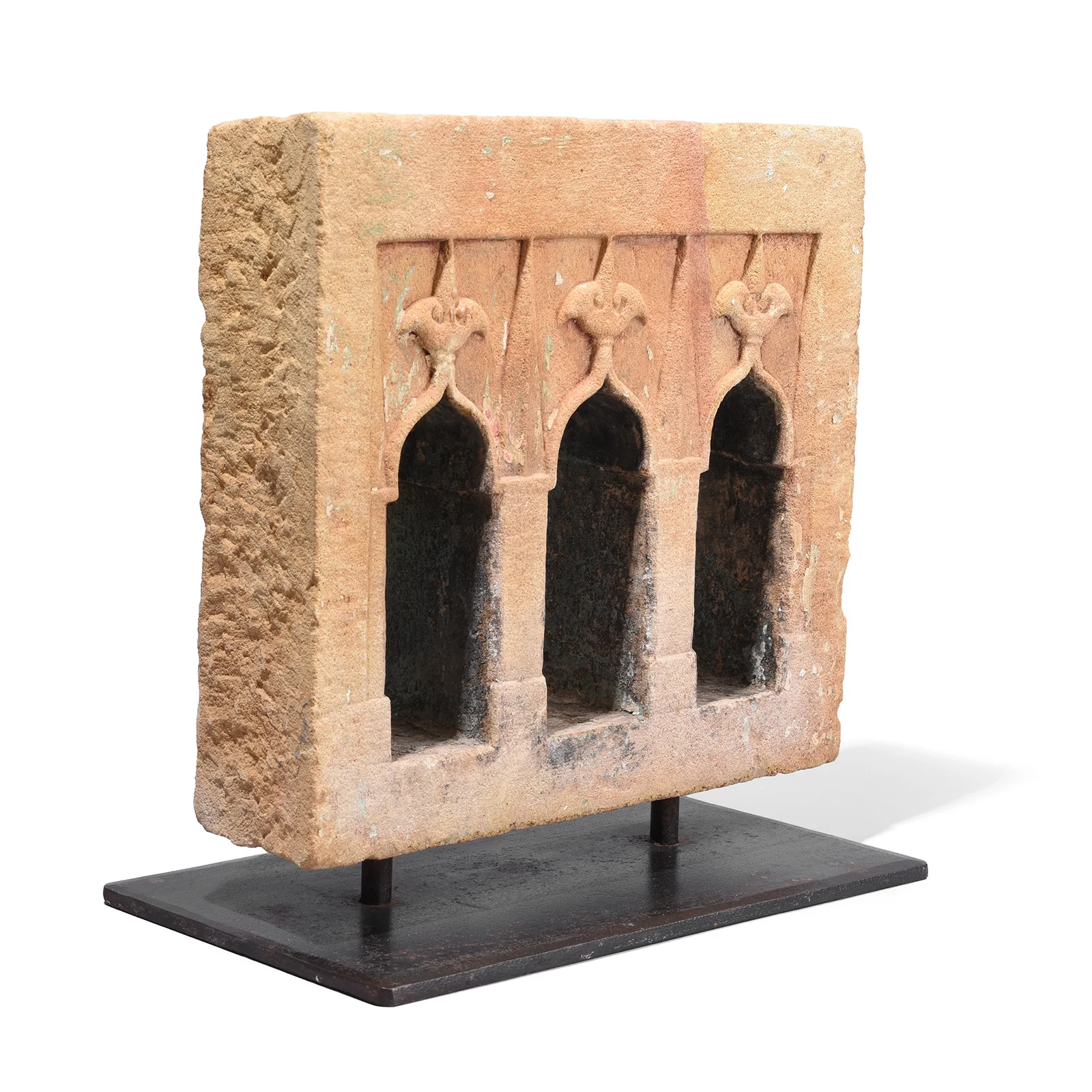 Stone Lamp Niche From Jaisalmer On Stand - 19th Century - Image 3