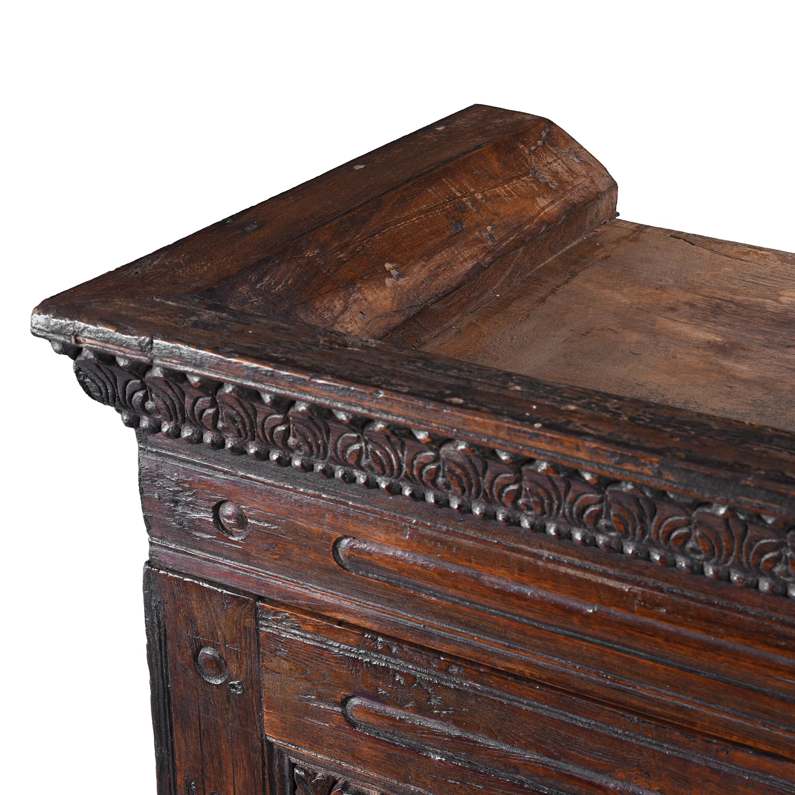 Carved Almirah Cabinet With Sunburst Panels - 19th Centruy - Image 10