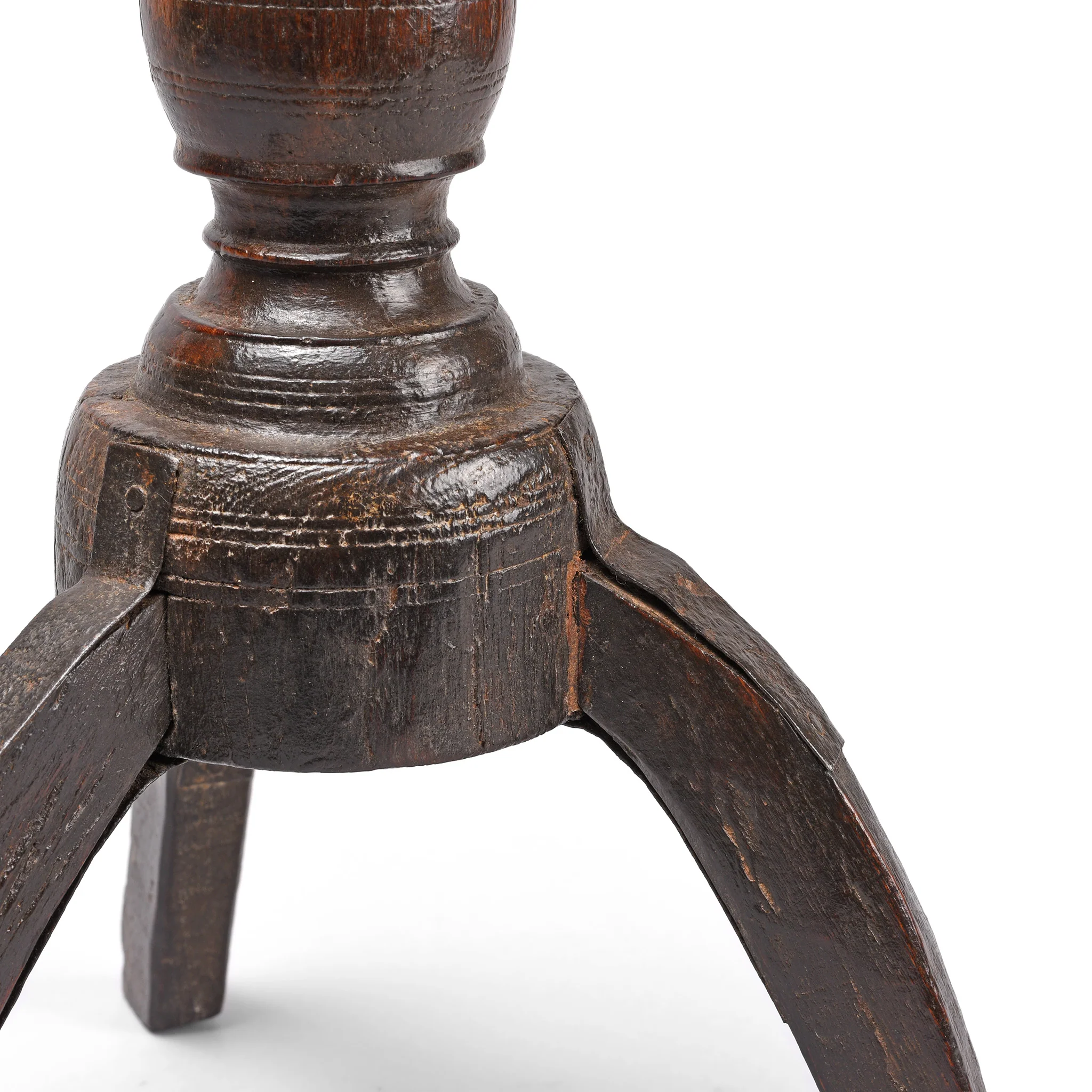 Teak Tribal Candlestick from Banswara - 19thC - Image 2