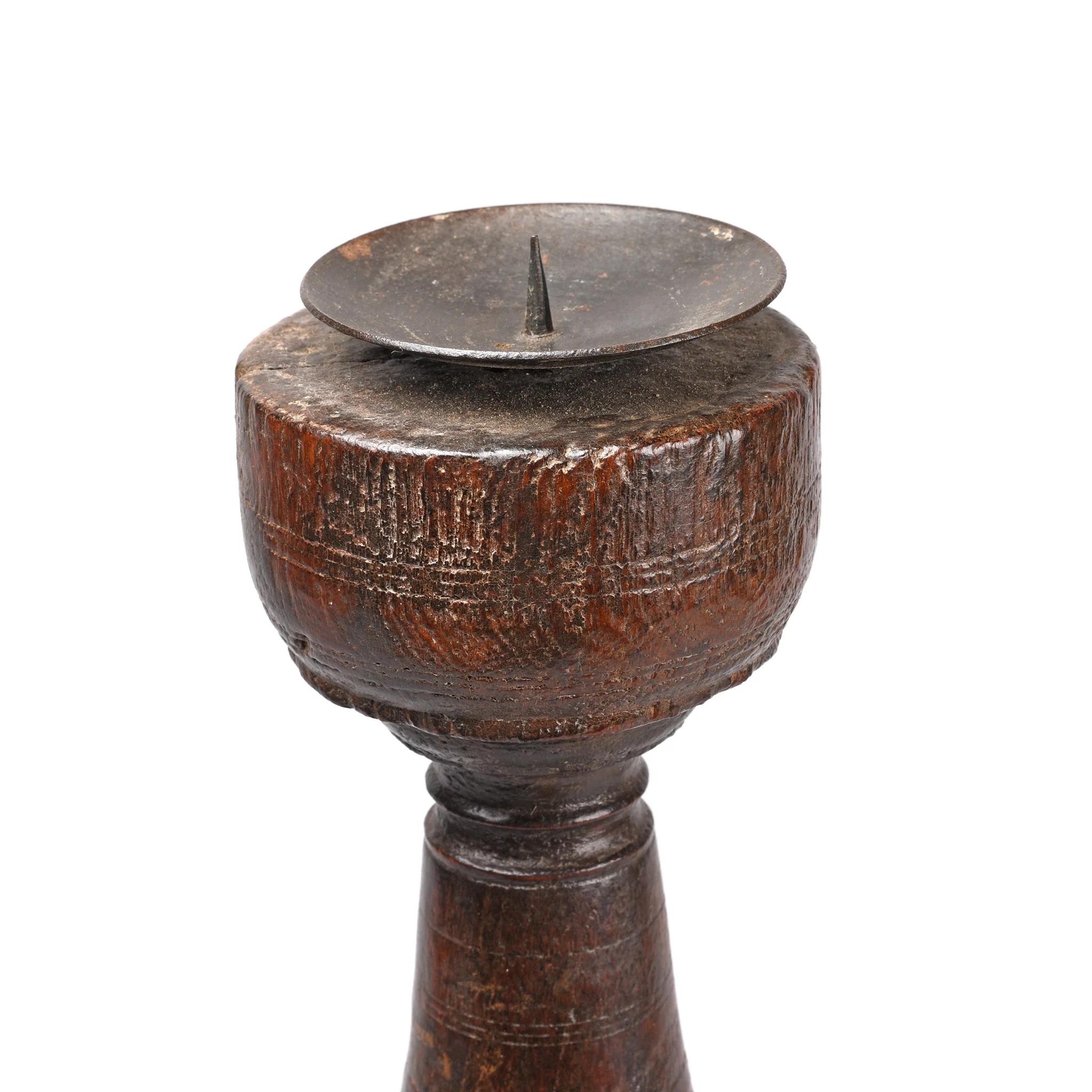 Teak Tribal Candlestick from Banswara - 19thC - Image 4