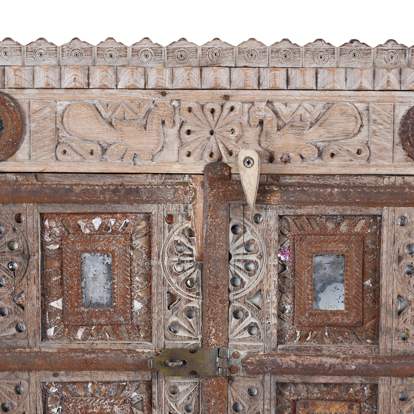 Carved Teak Damchiya Chest From Kutch - Ca 1920 - Image 9